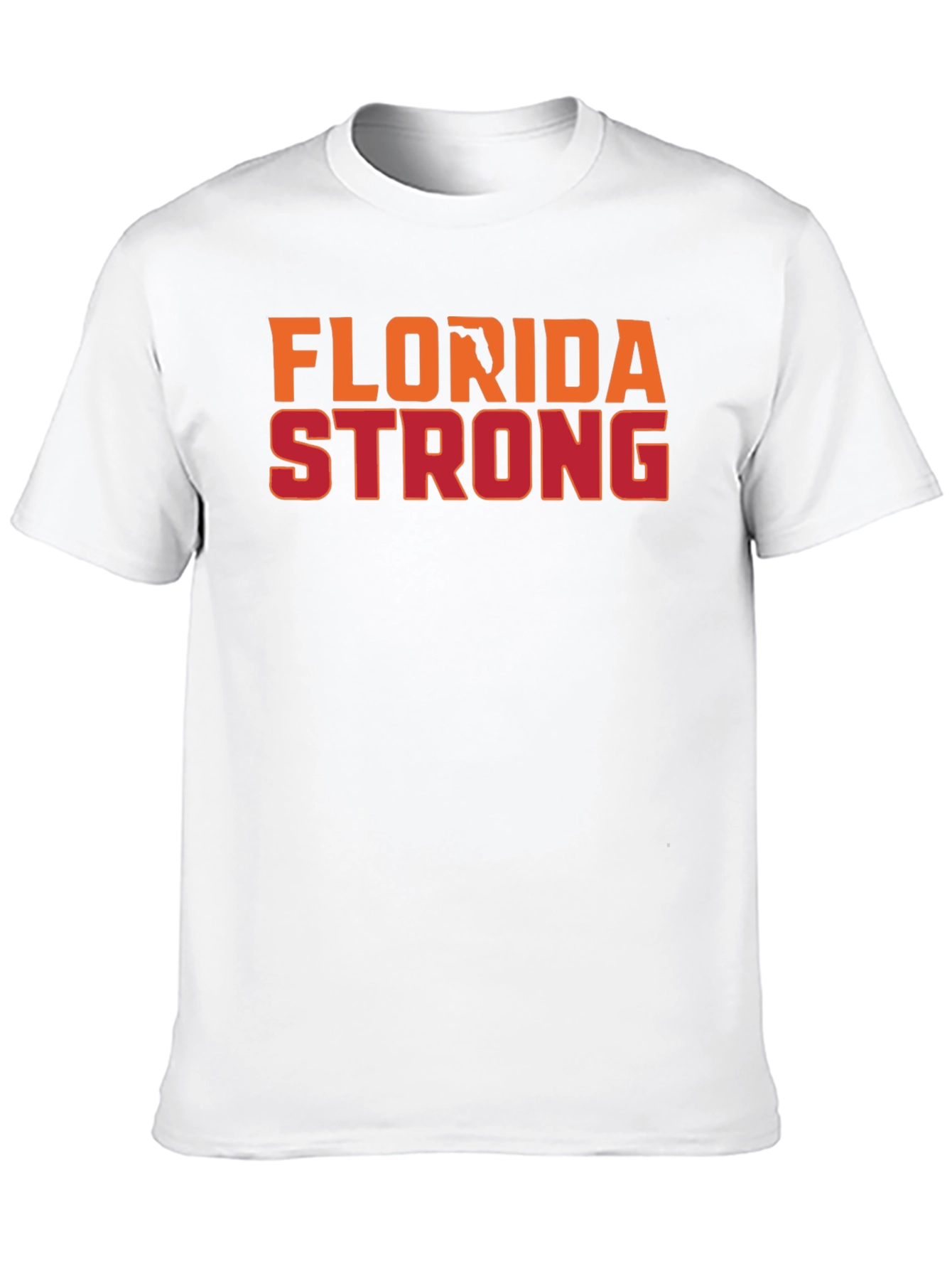 Florida Strong Graphic Tee - Black Cotton
