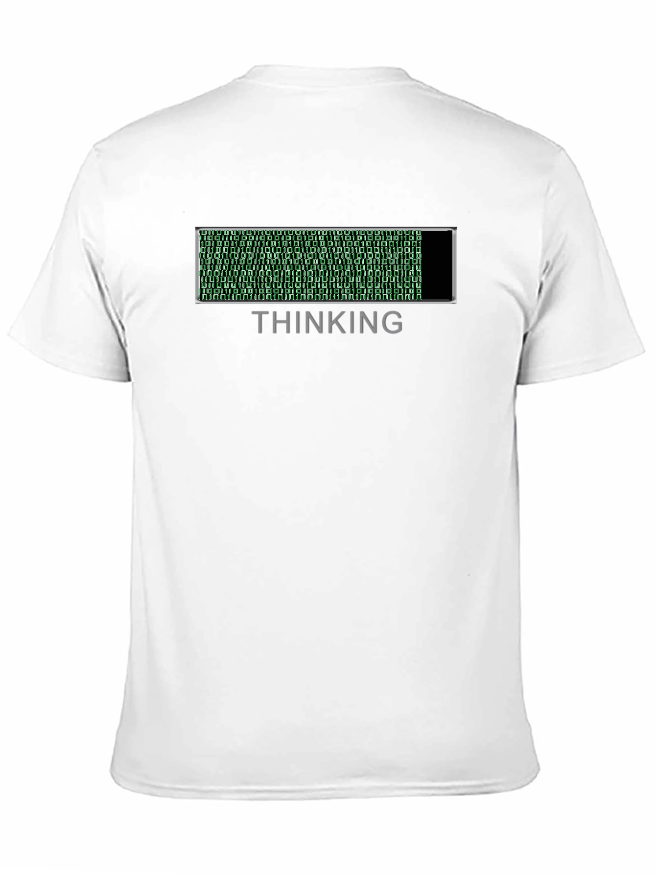 Thinking Mode T-Shirt - Binary Code Loading Bar