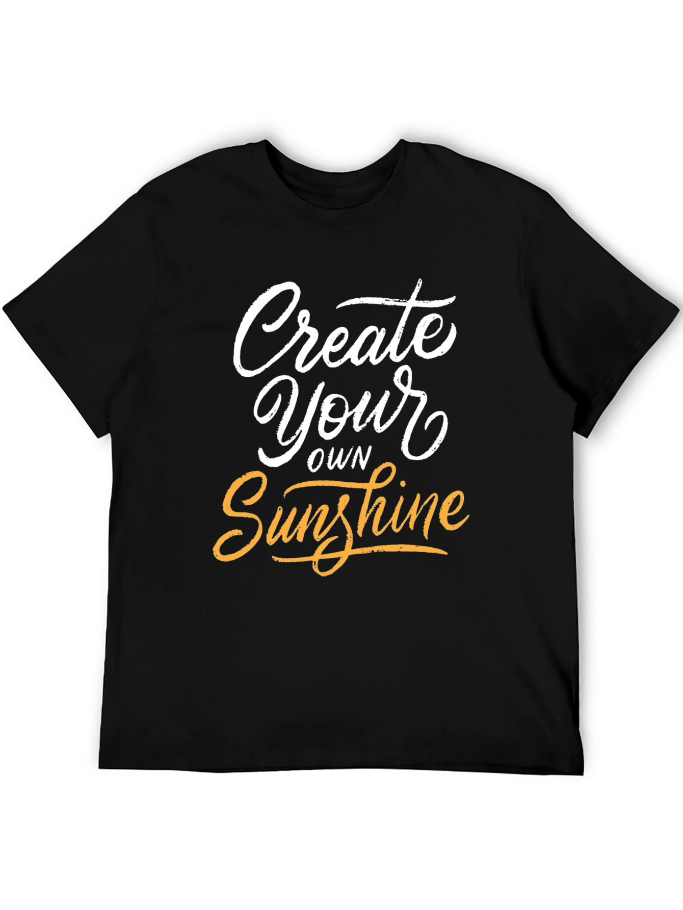 Create Your Own Sunshine Graphic Tee - Black T-Shirt