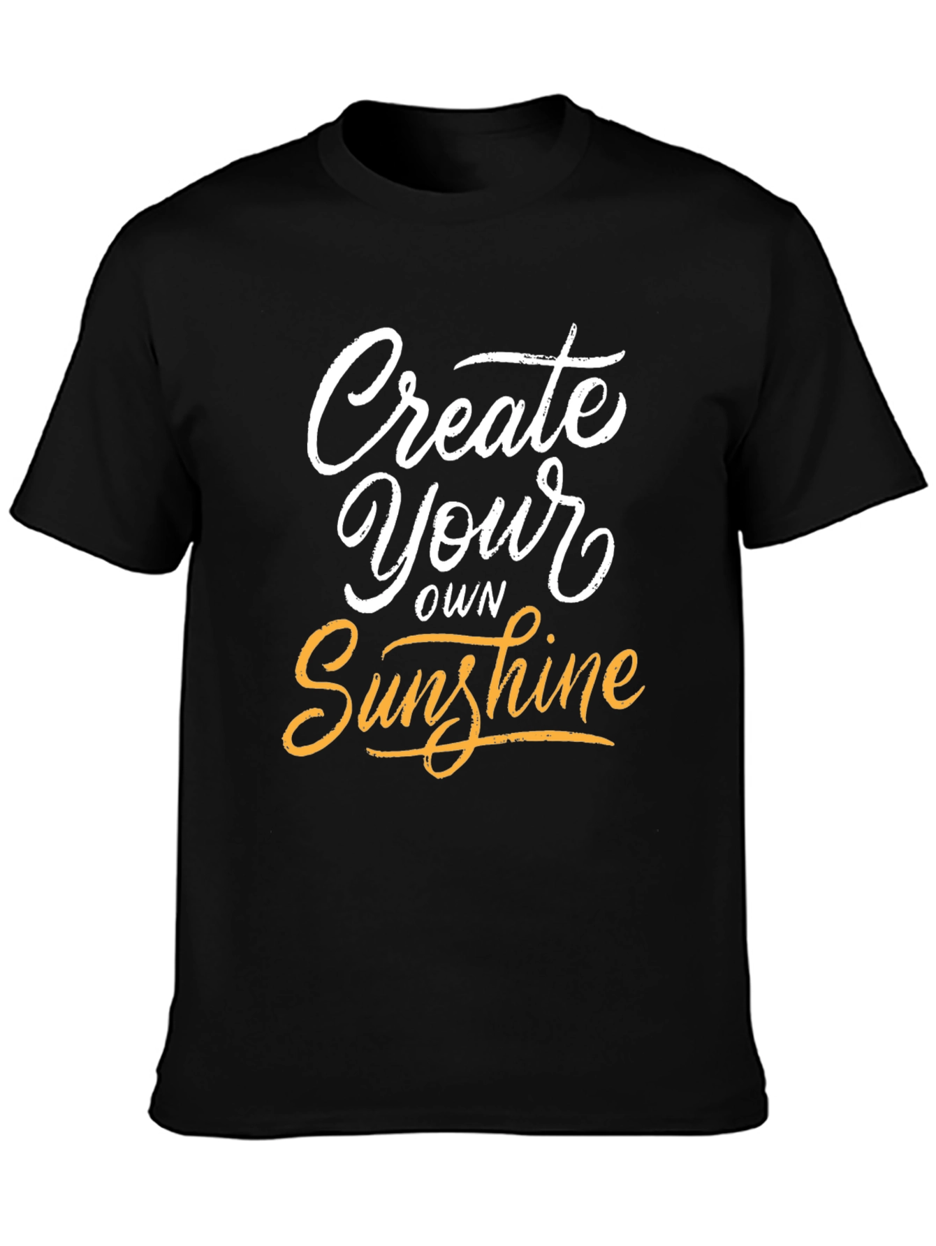 Create Your Own Sunshine Graphic Tee - Black T-Shirt