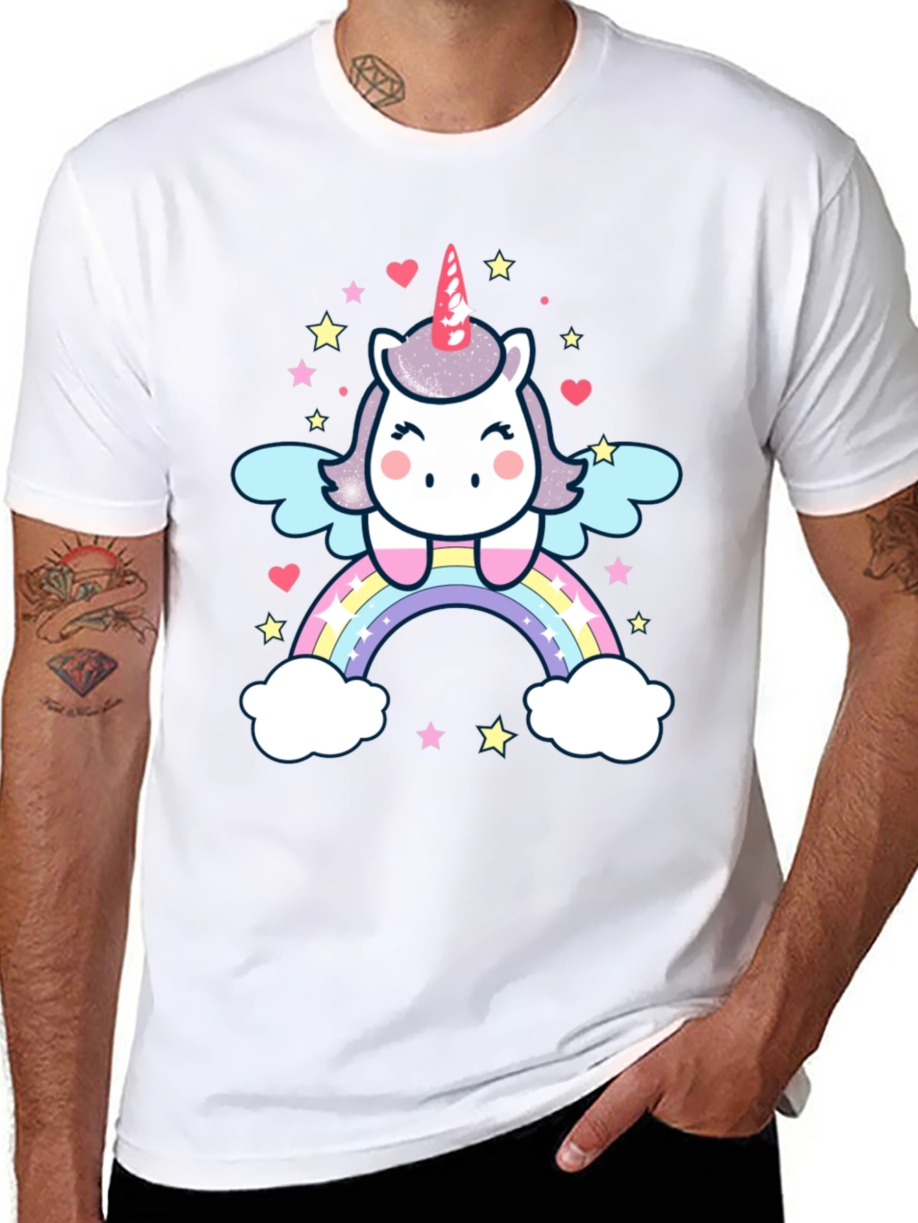 Unicorn Rainbow Graphic Tee