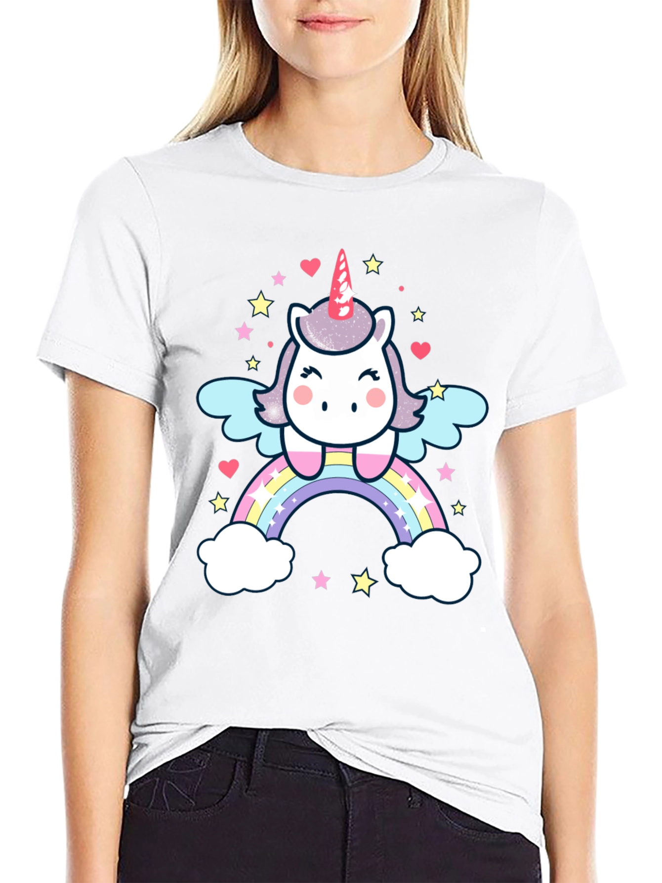 Unicorn Rainbow Graphic Tee