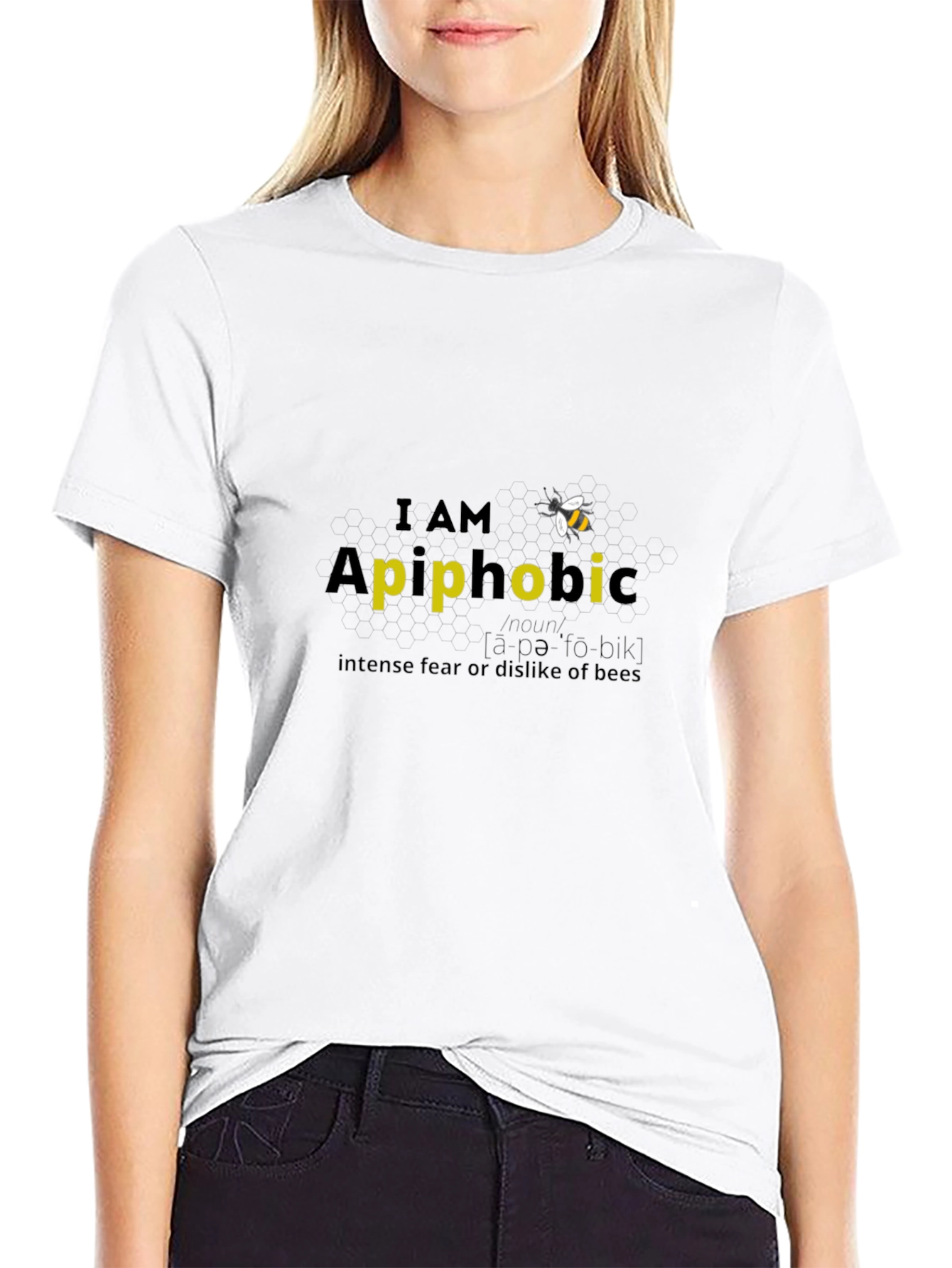 I AM Apiphobic T-Shirt - Fear of Bees