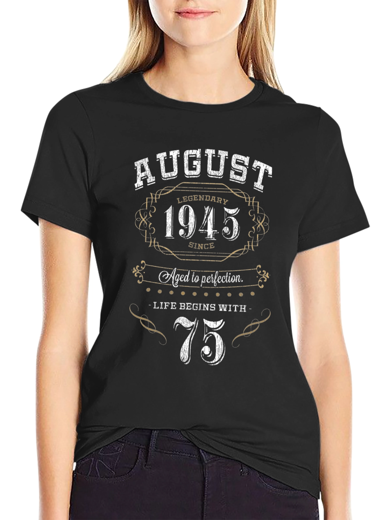 August 1945 75th Birthday T-Shirt
