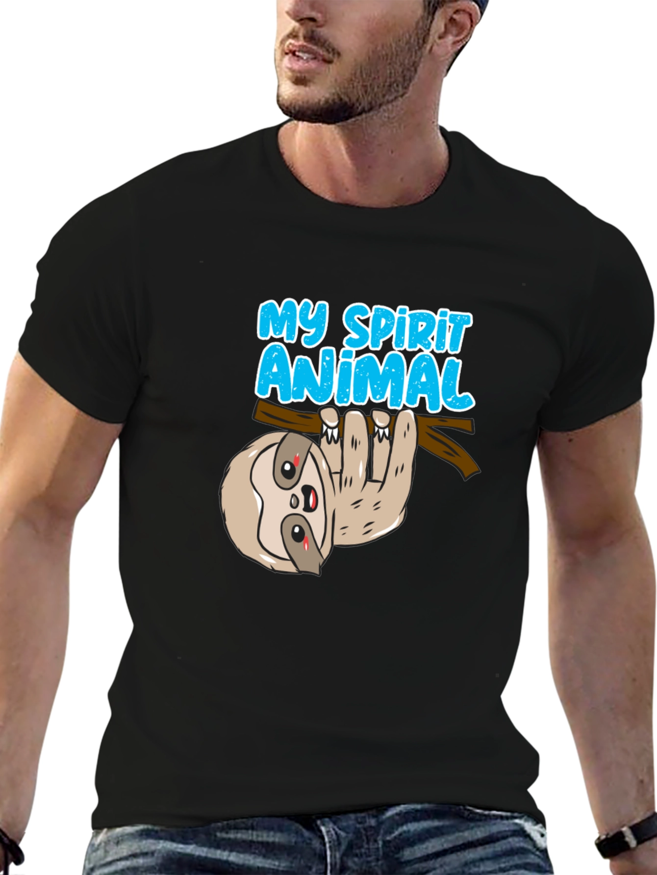 My Spirit Animal Sloth T-Shirt - Soft Cotton Tee