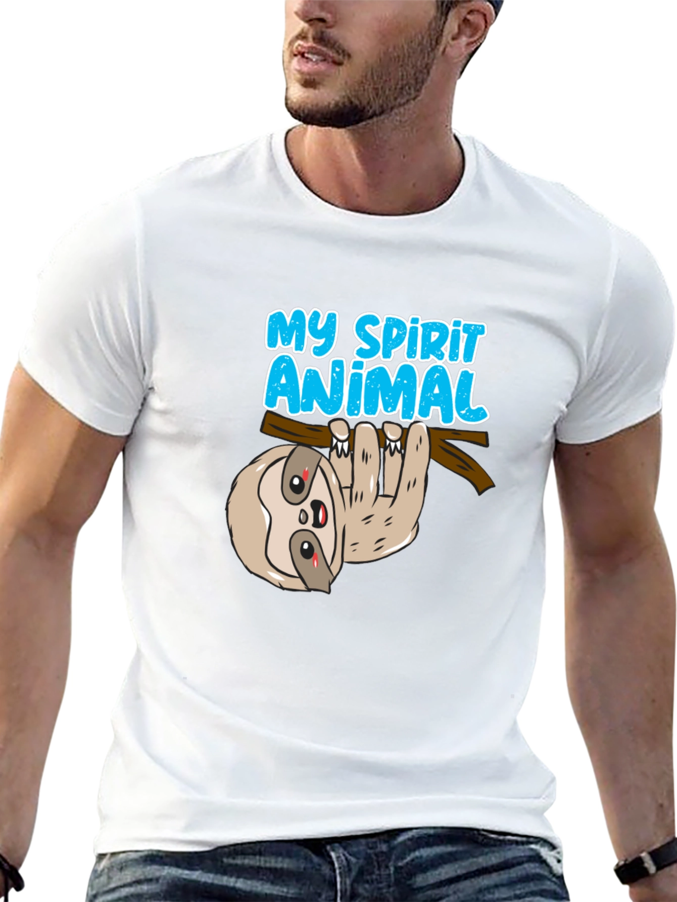 My Spirit Animal Sloth T-Shirt - Soft Cotton Tee