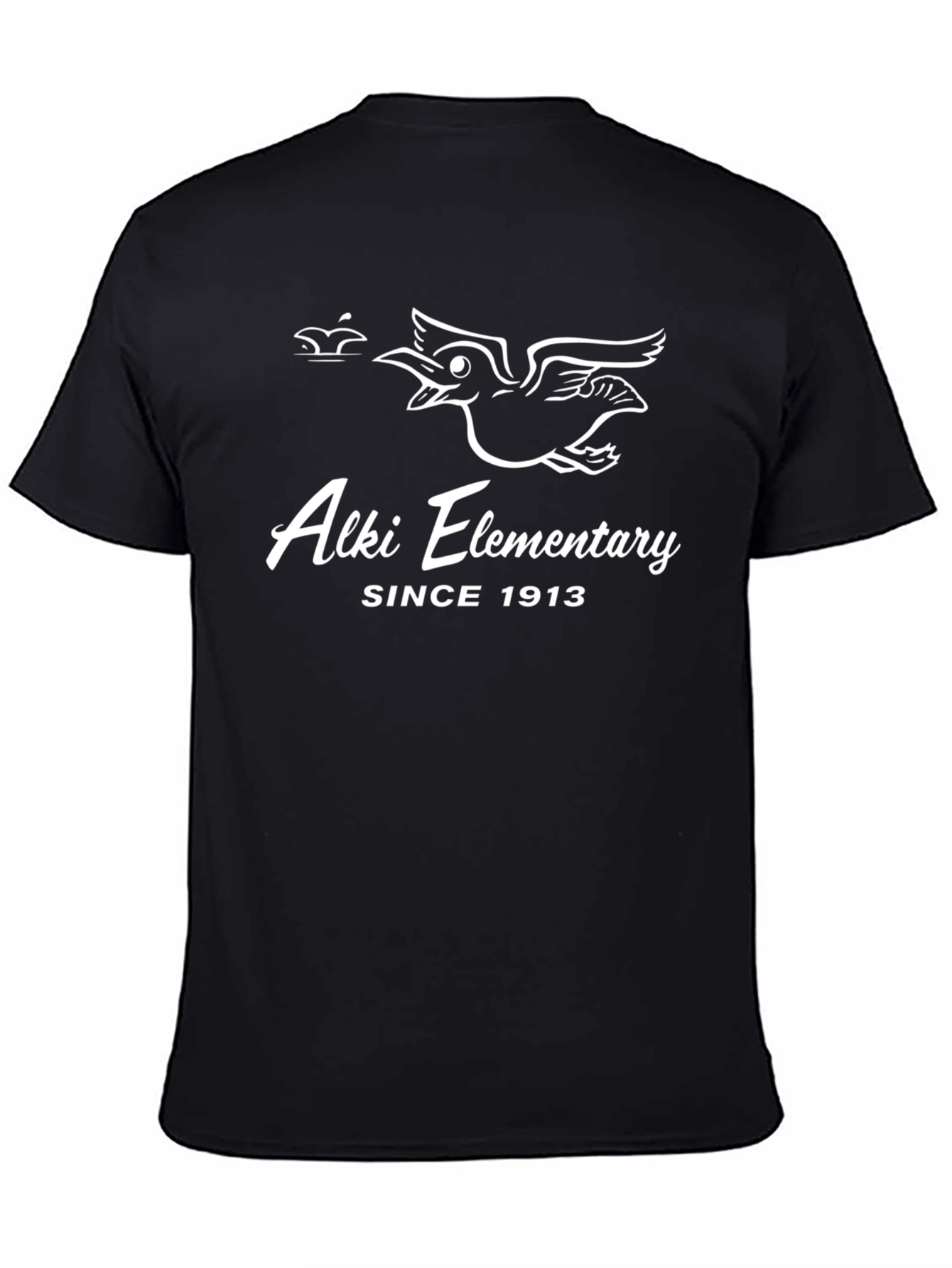 Alki Elementary Since 1913 Black T-Shirt