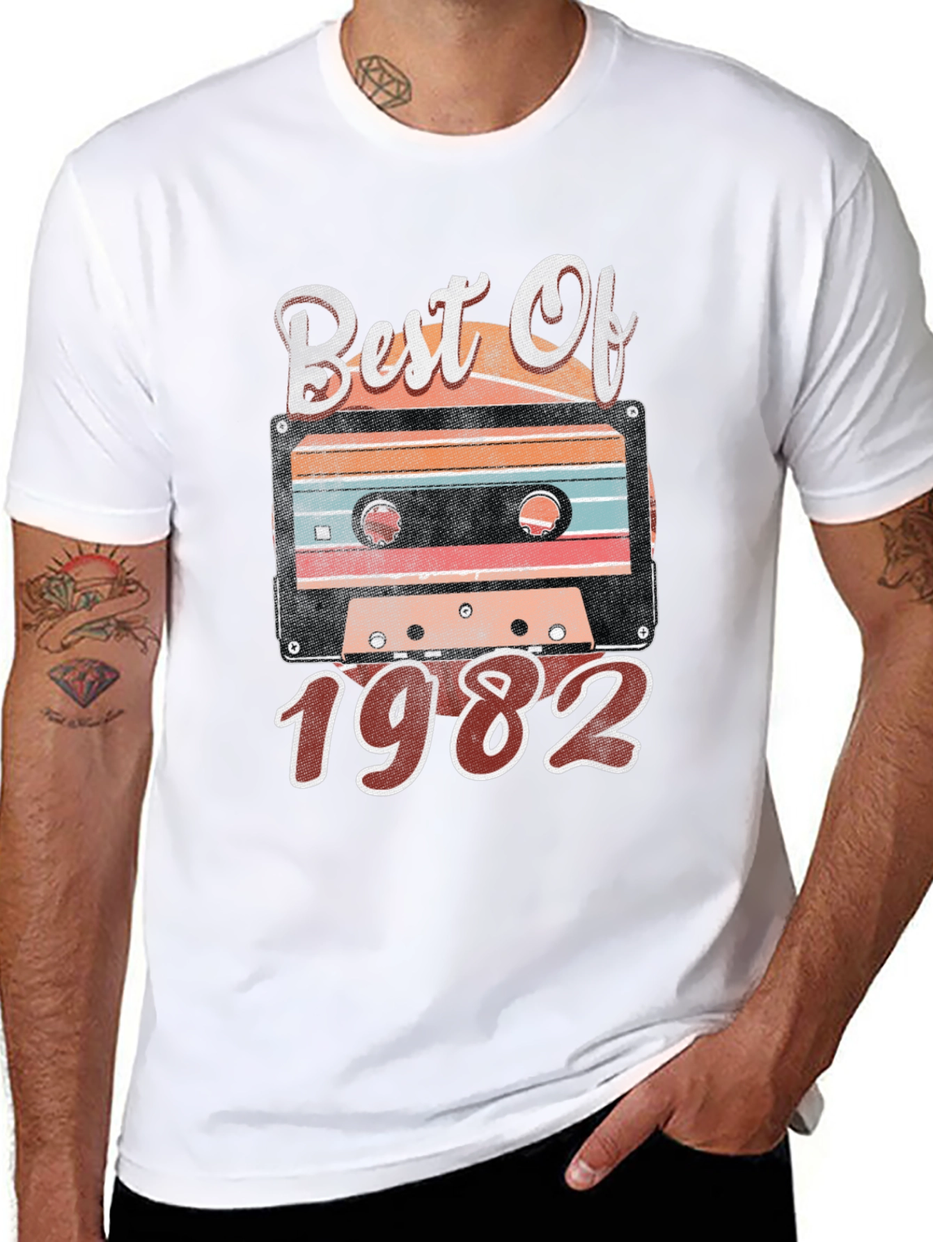 Best of 1982 Cassette Tape Graphic Tee
