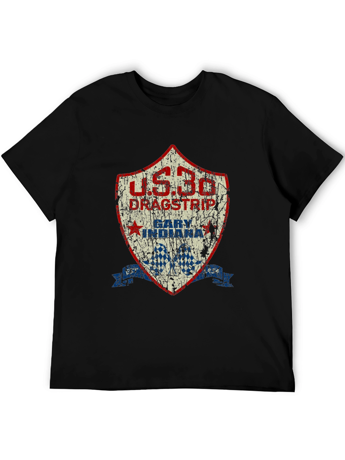U.S. 30 Dragstrip Gary Indiana Graphic Tee