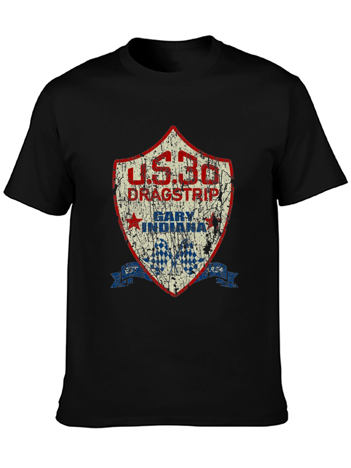 U.S. 30 Dragstrip Gary Indiana Graphic Tee
