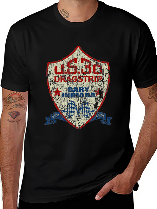 U.S. 30 Dragstrip Gary Indiana Graphic Tee