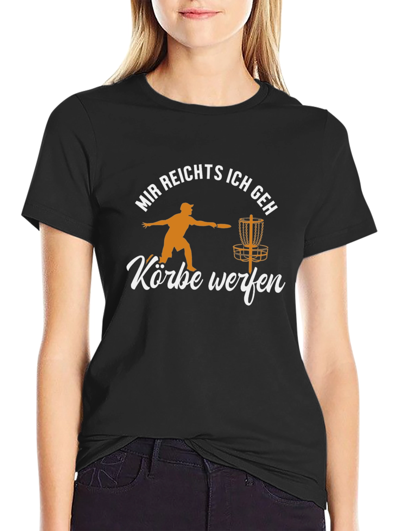 Funny Disc Golf T-Shirt - Körbe Werfen