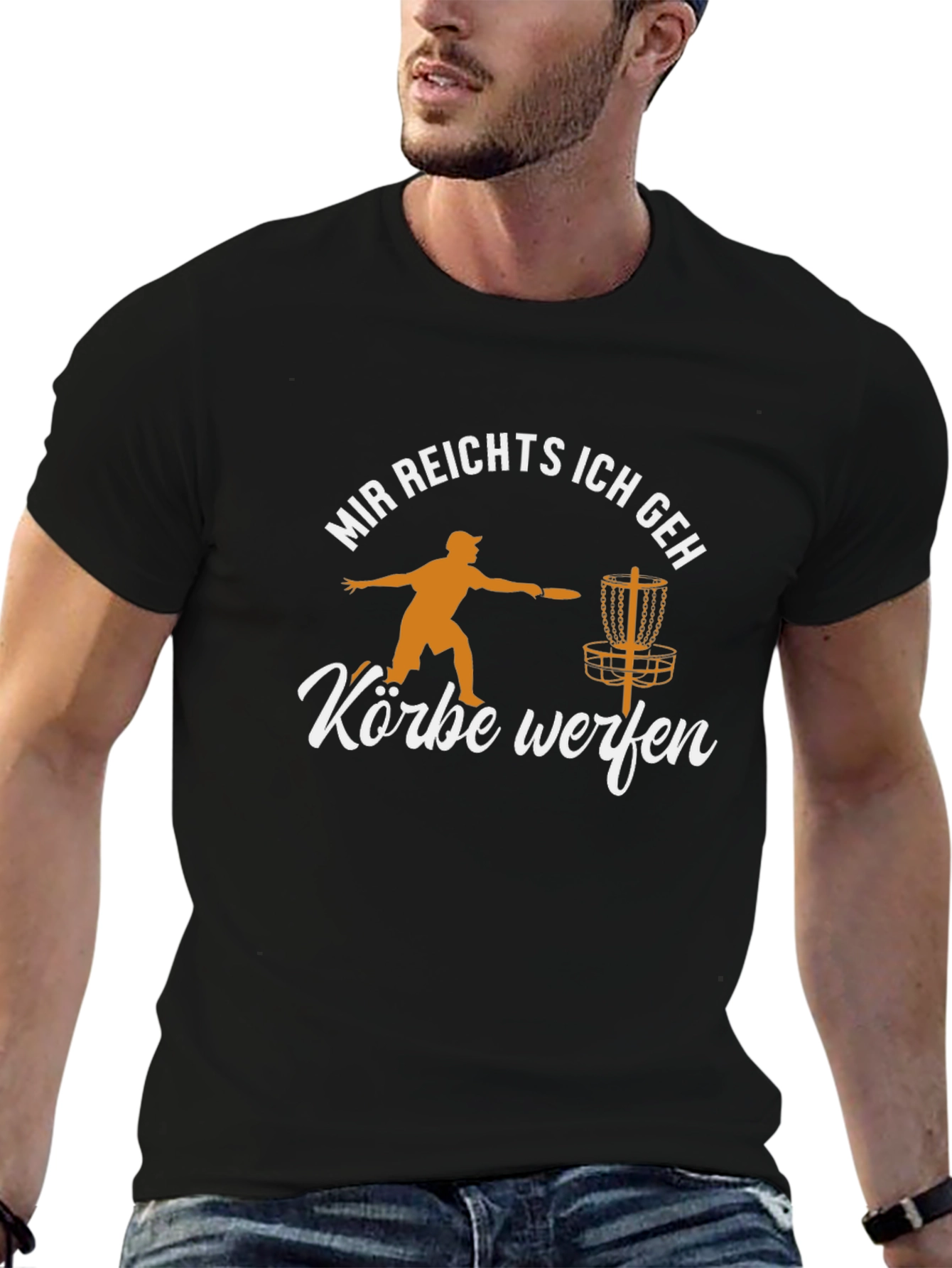 Funny Disc Golf T-Shirt - Körbe Werfen