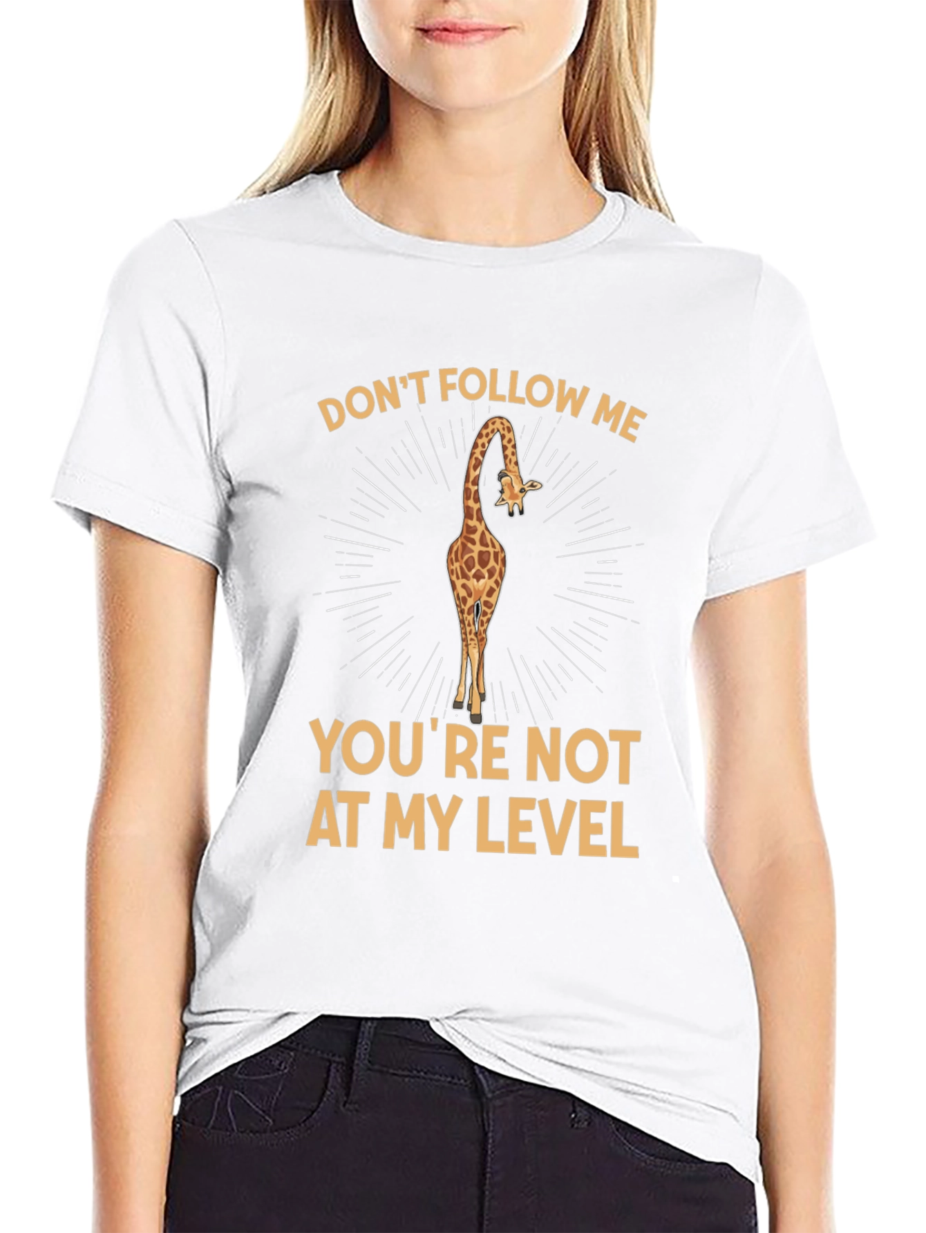 Giraffe T-Shirt - Dont Follow Me