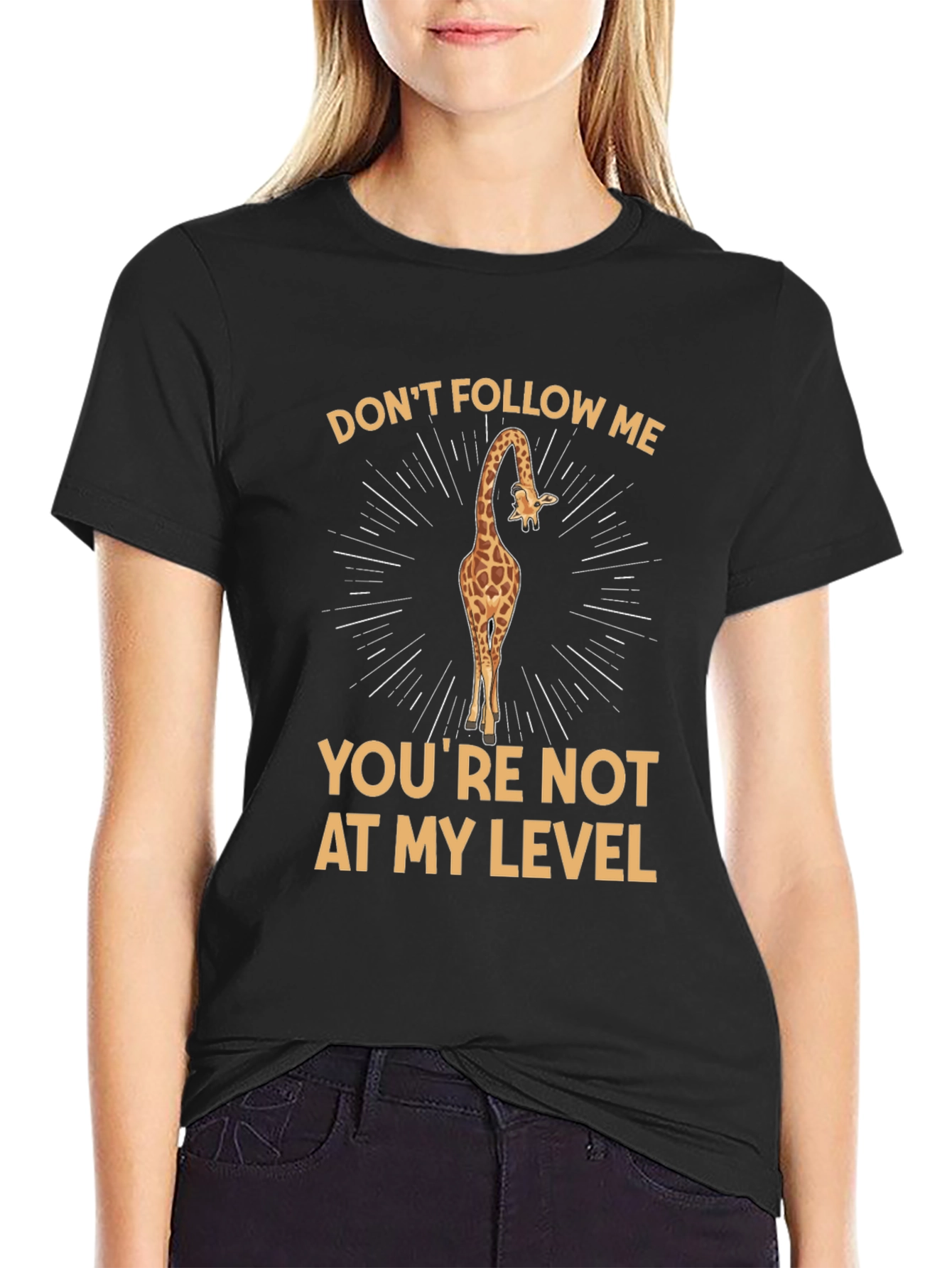 Giraffe T-Shirt - Dont Follow Me