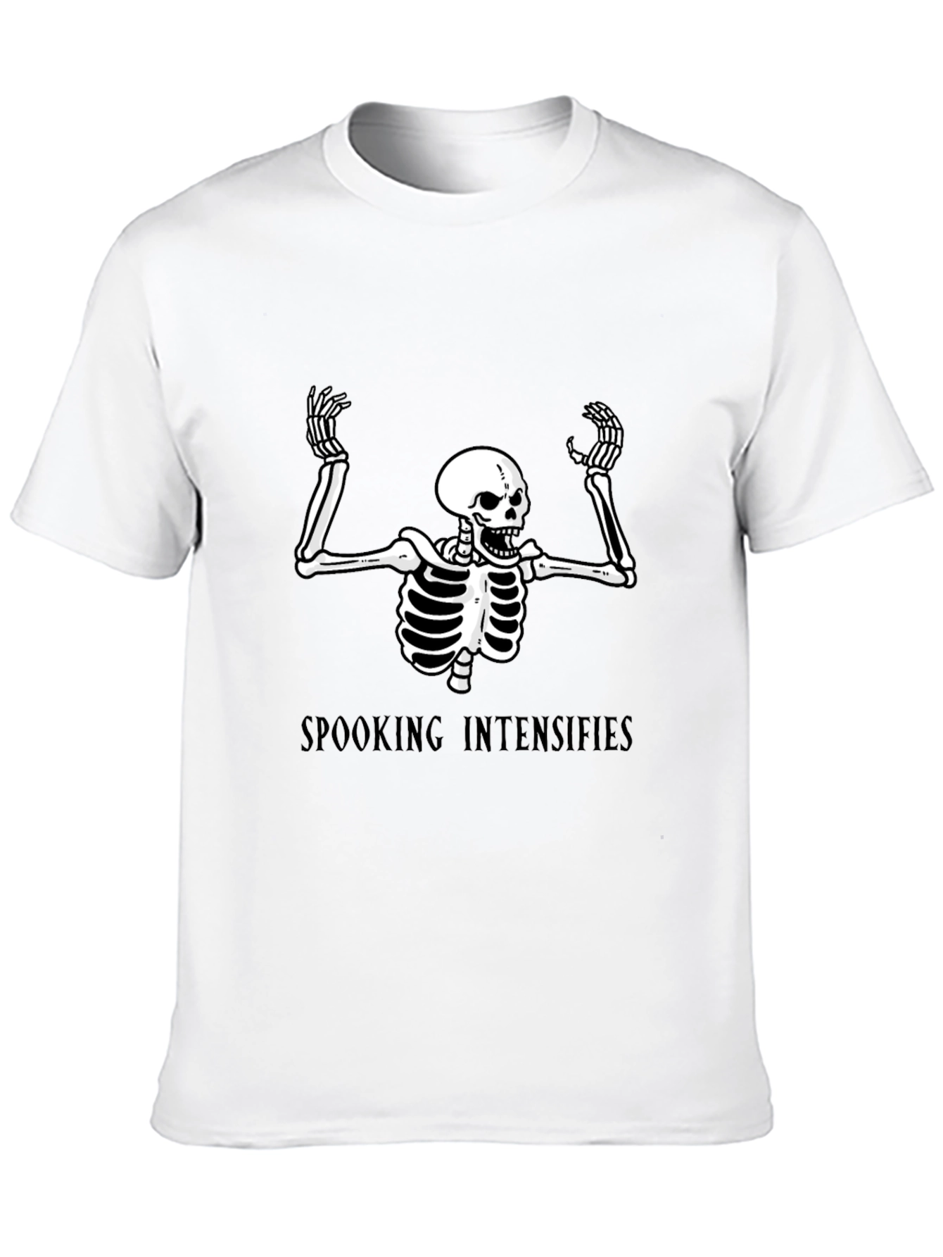 Spooking Intensifies Black Graphic Tee