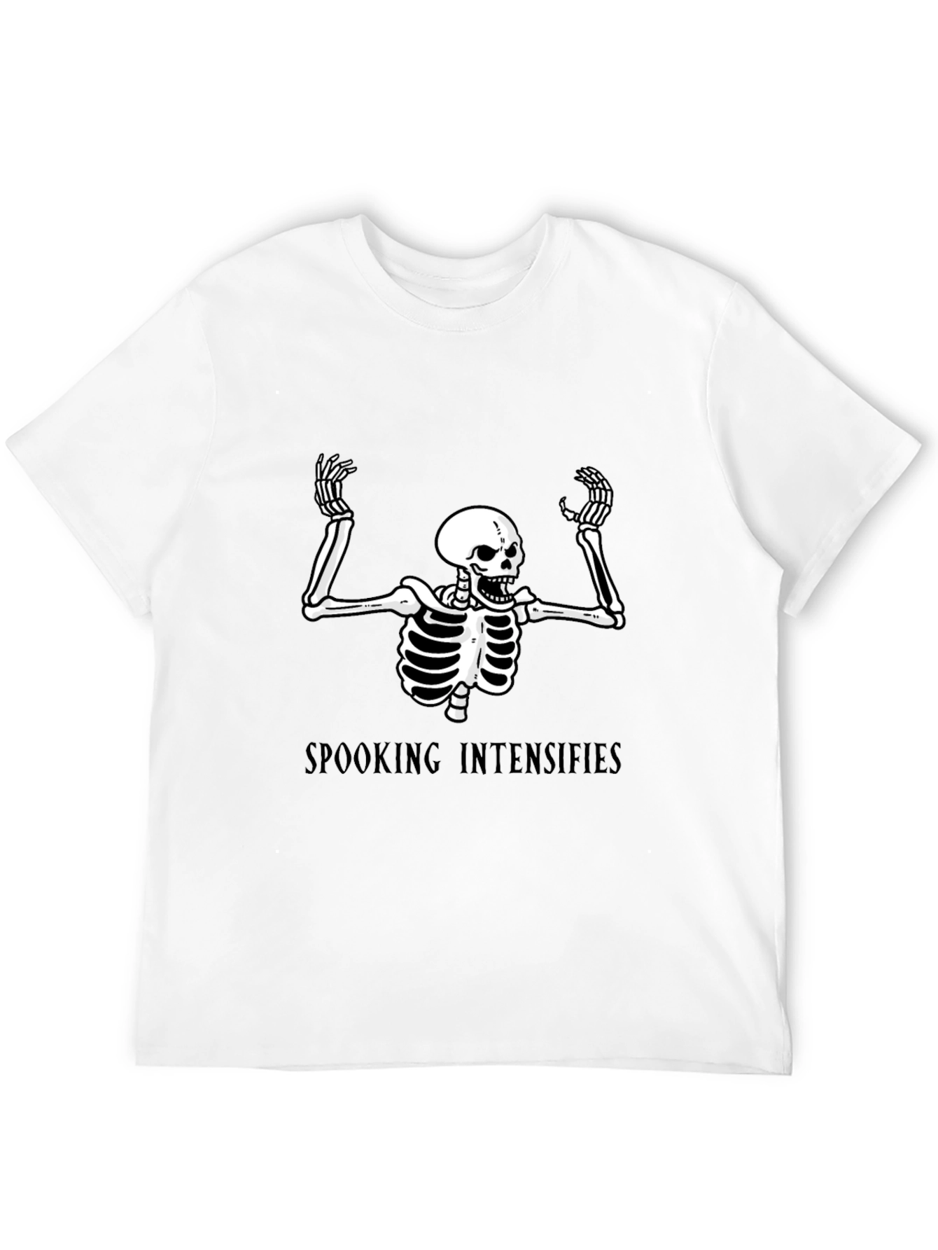 Spooking Intensifies Black Graphic Tee