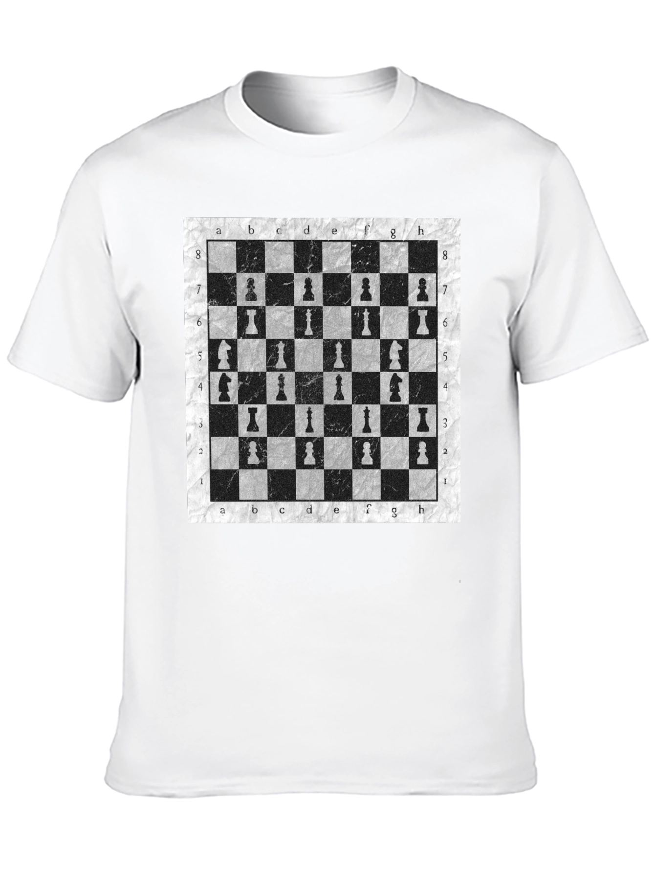 Chessboard Pattern T-Shirt | Stylish Unisex Tee