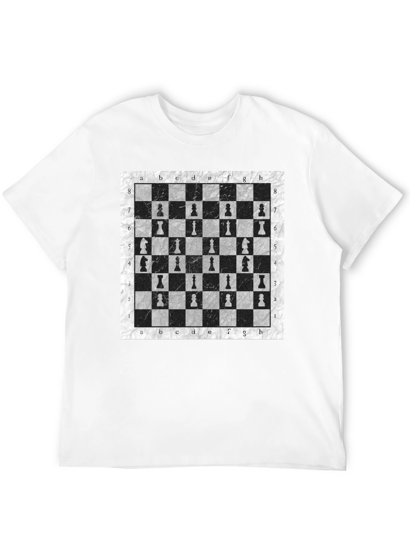 Chessboard Pattern T-Shirt | Stylish Unisex Tee