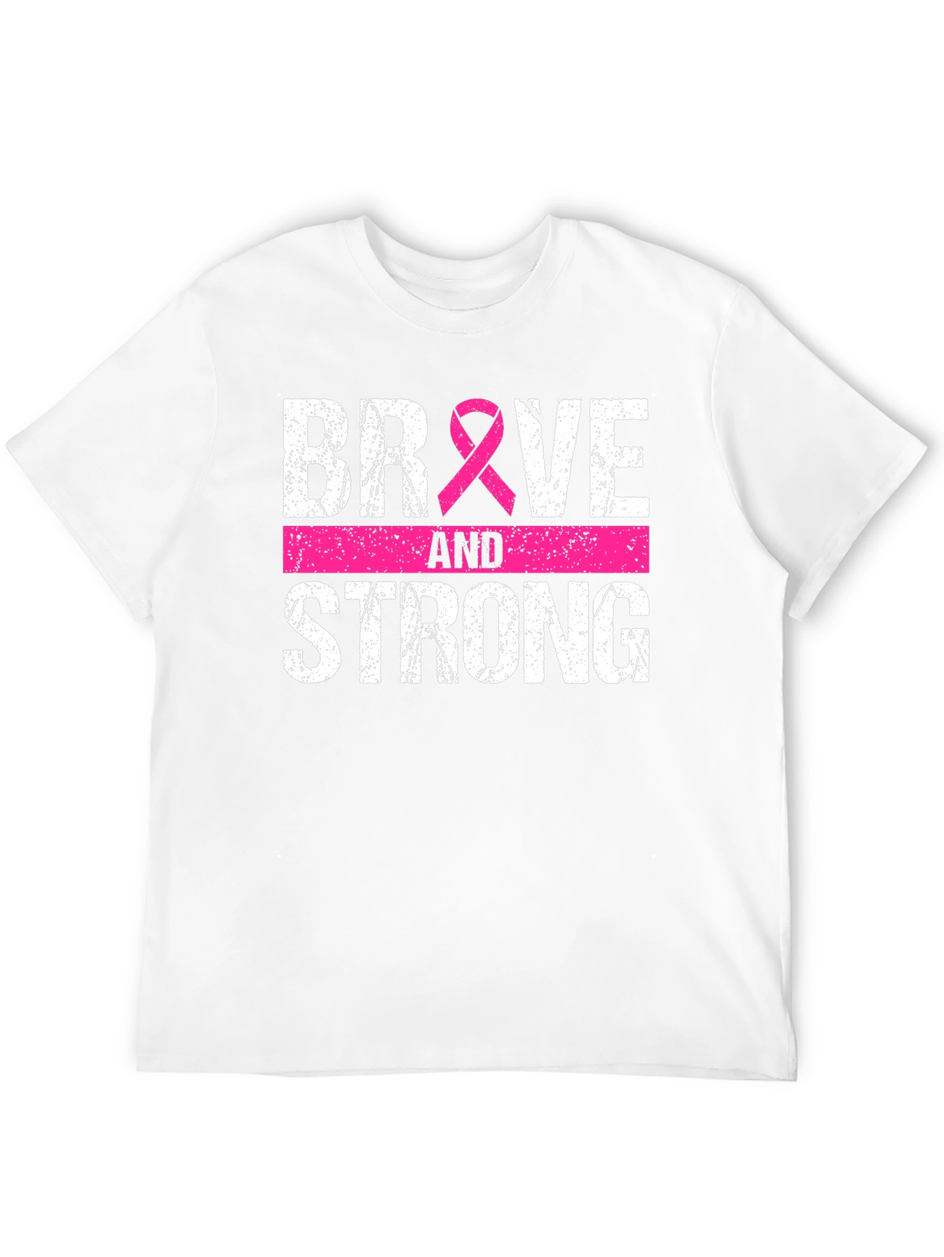 Brave and Strong Breast Cancer Awareness Tee