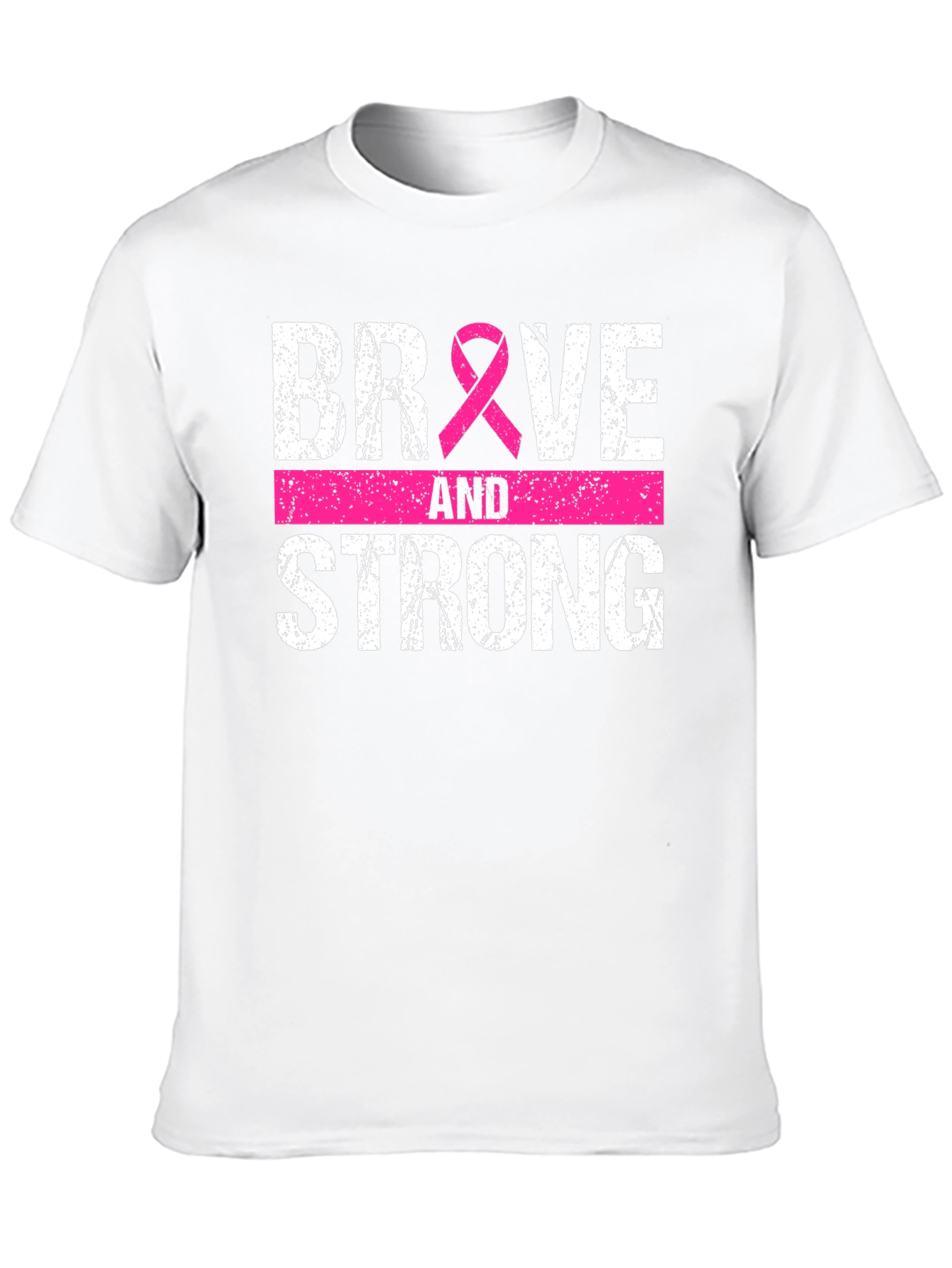 Brave and Strong Breast Cancer Awareness Tee