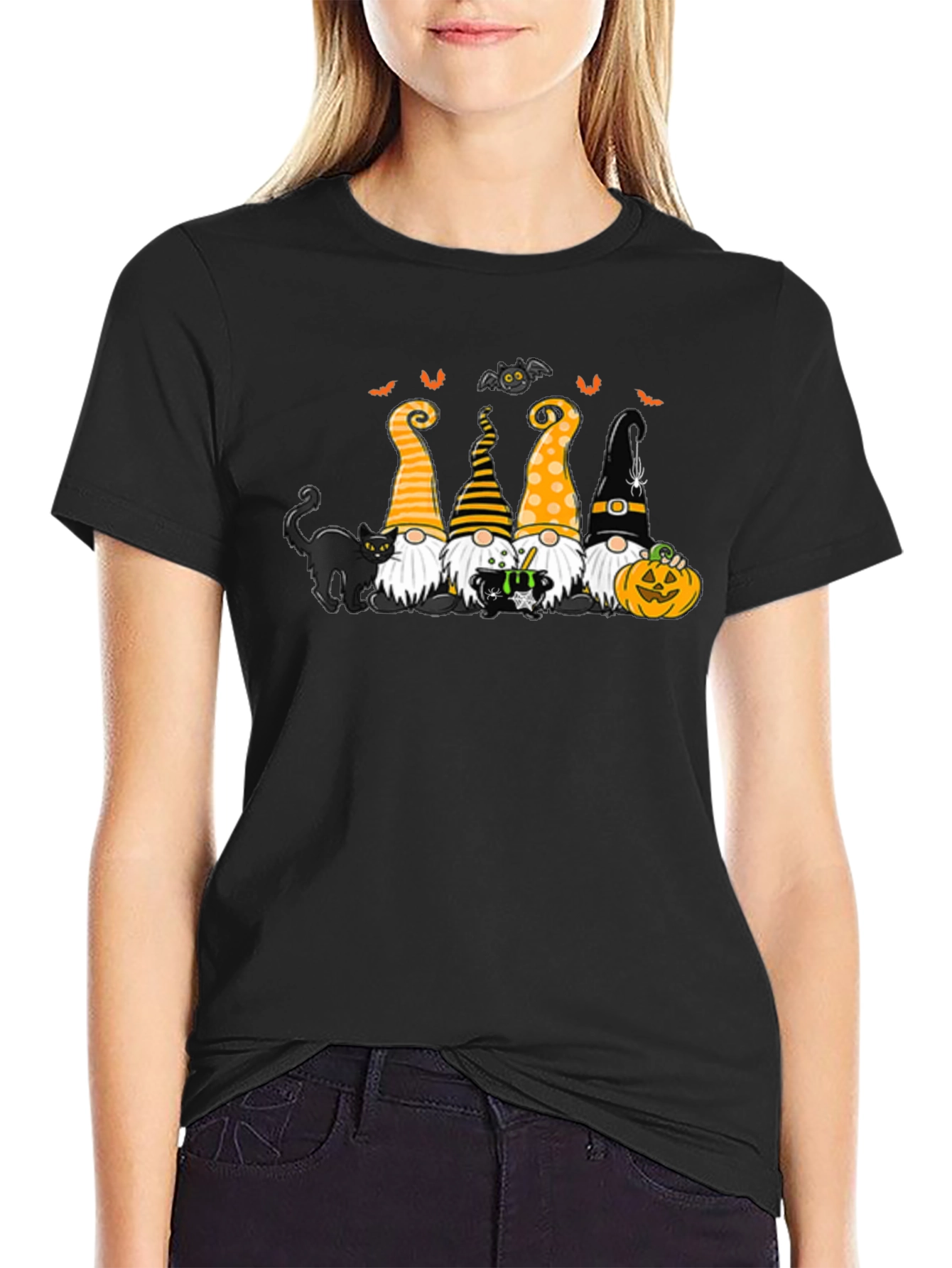 Halloween Gnomes T-Shirt: Spooky Season Tee