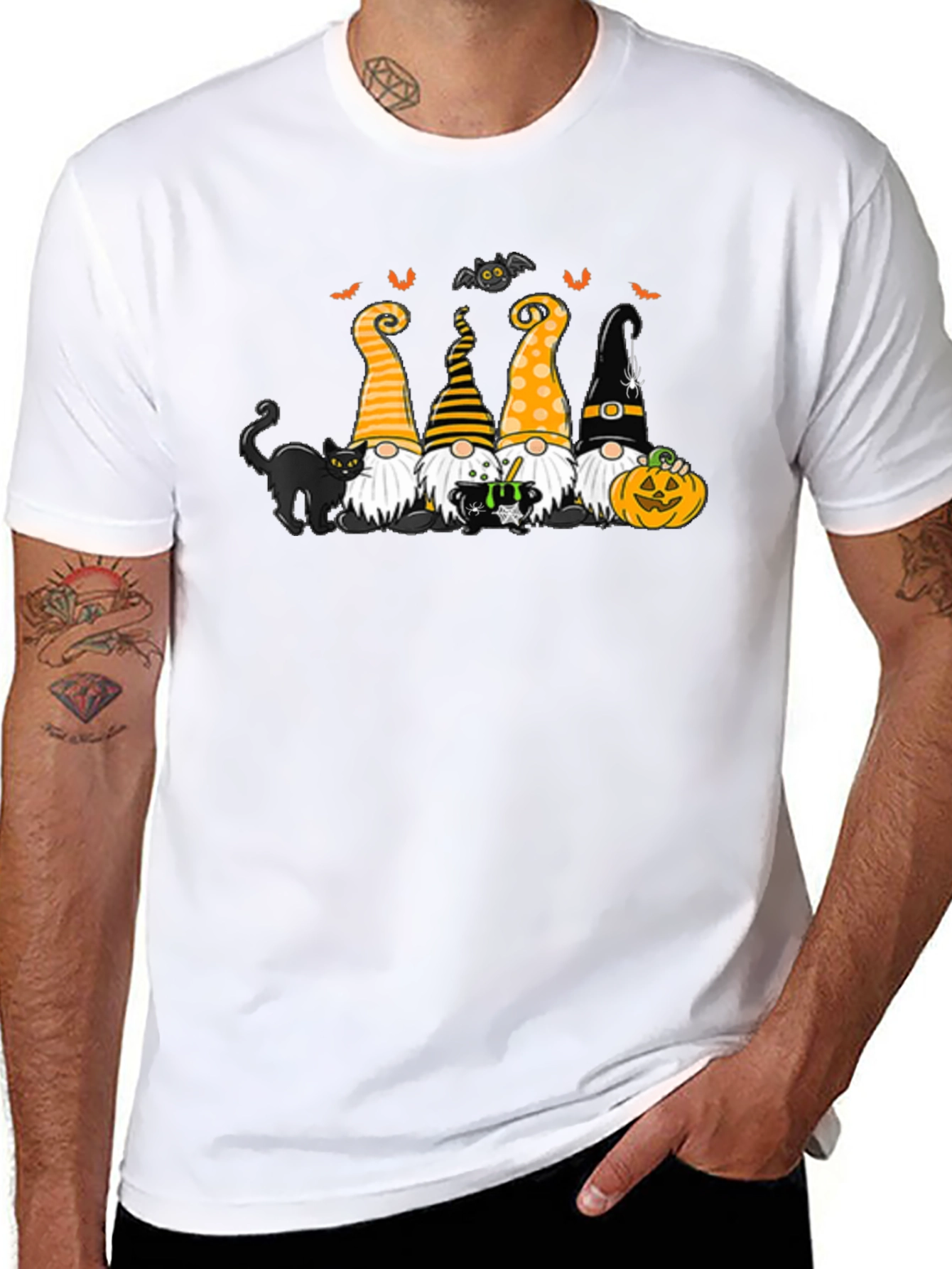 Halloween Gnomes T-Shirt: Spooky Season Tee