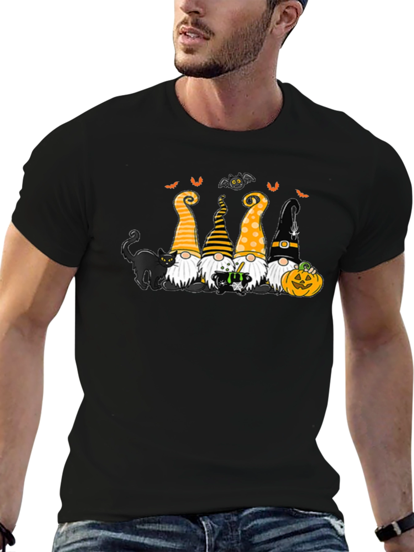 Halloween Gnomes T-Shirt: Spooky Season Tee