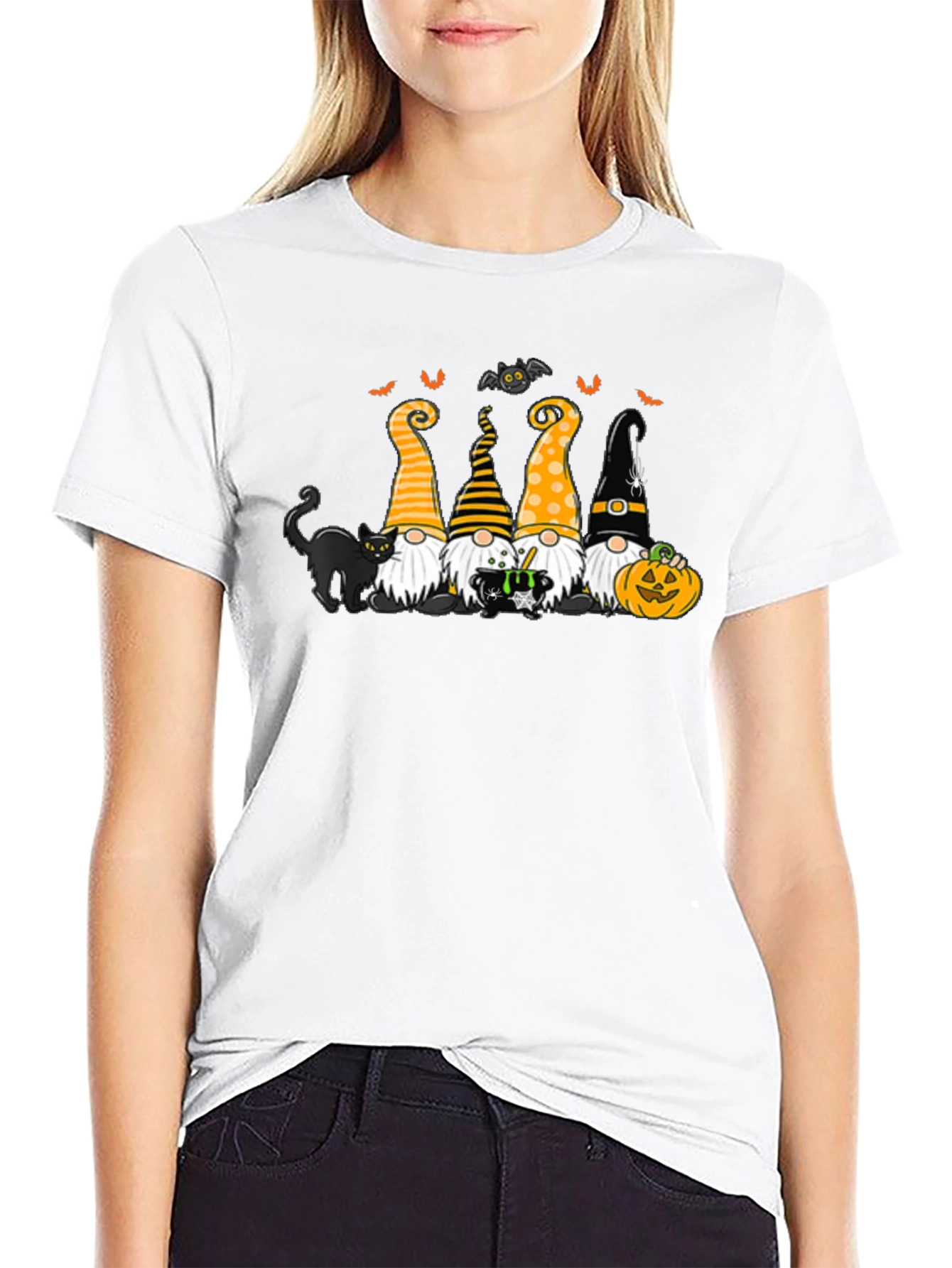 Halloween Gnomes T-Shirt: Spooky Season Tee