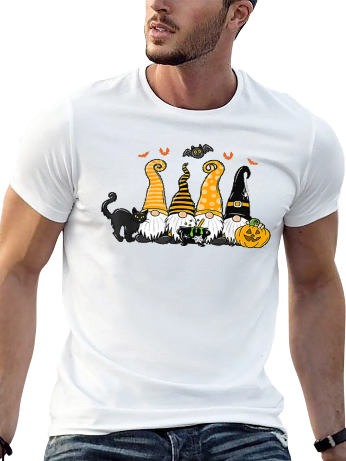 Halloween Gnomes T-Shirt: Spooky Season Tee