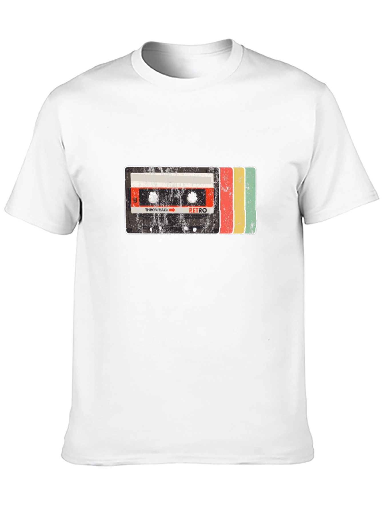 Retro Cassette Tape Graphic Tee - Throwback Style