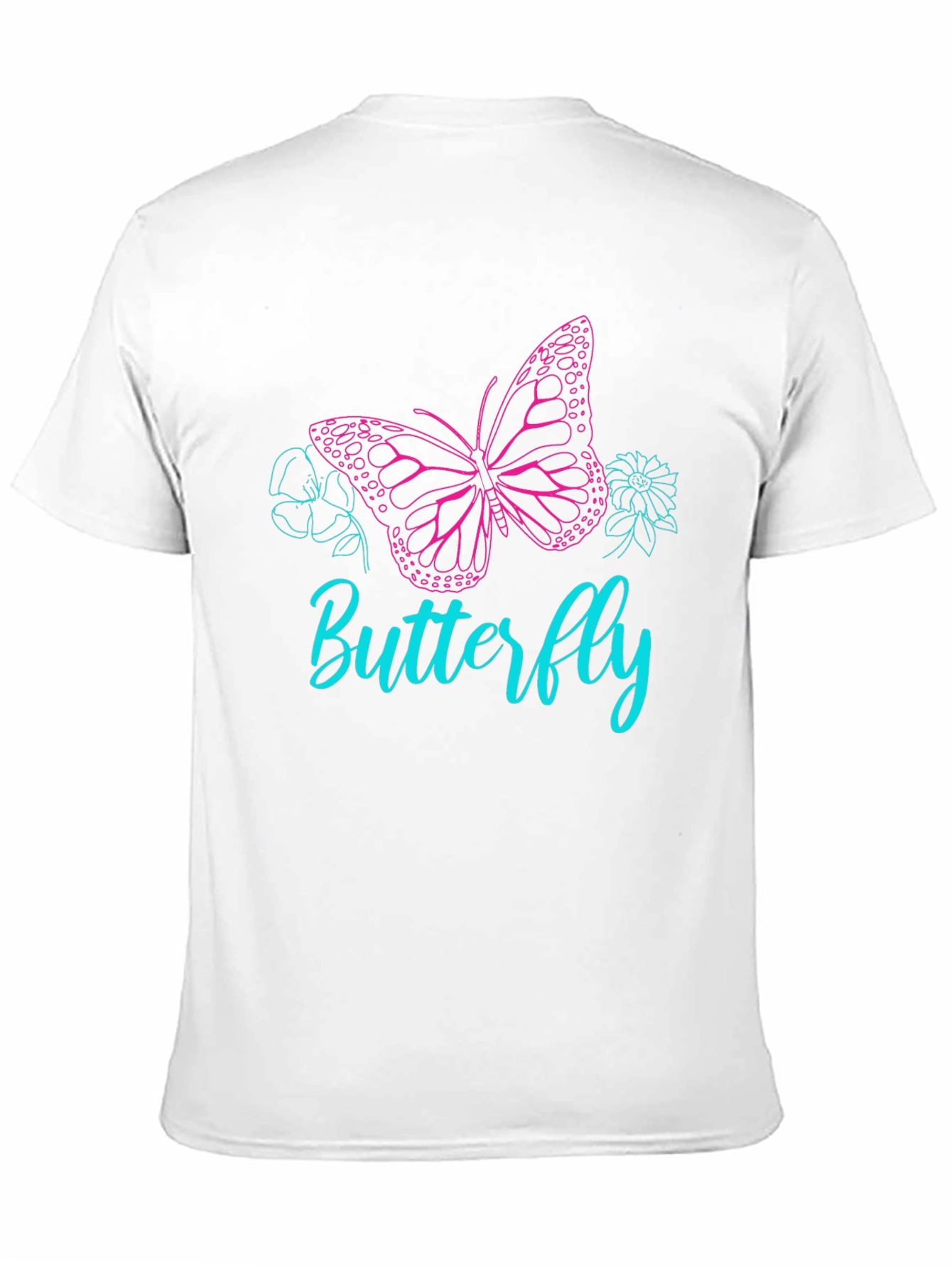 Butterfly Graphic T-Shirt - Stylish Black Tee