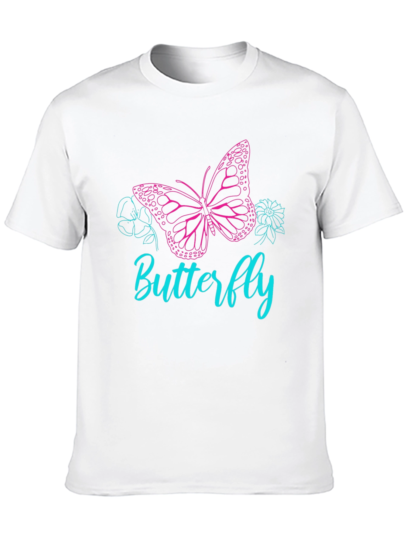 Butterfly Graphic T-Shirt - Stylish Black Tee