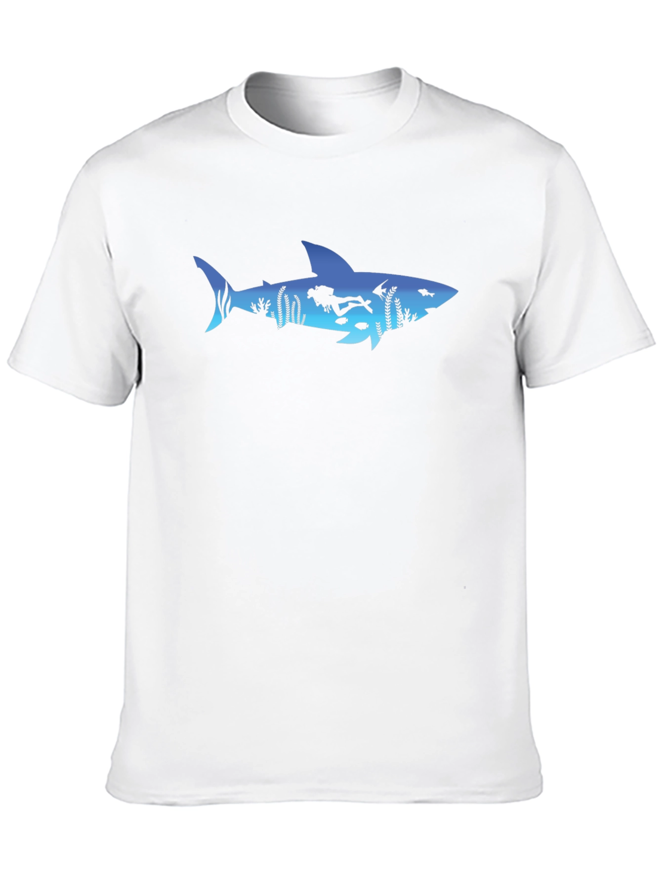 Shark Diver Graphic Tee