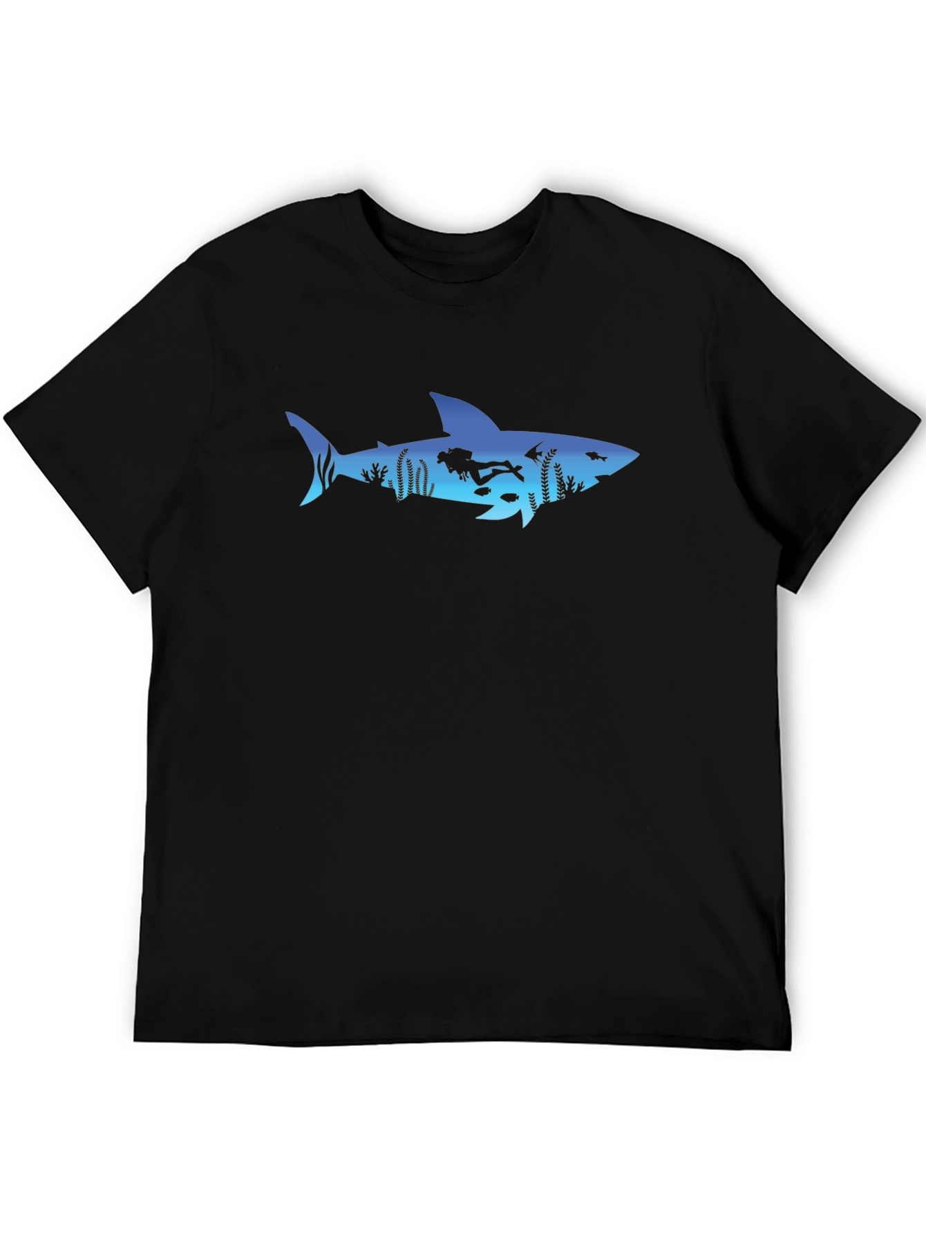 Shark Diver Graphic Tee