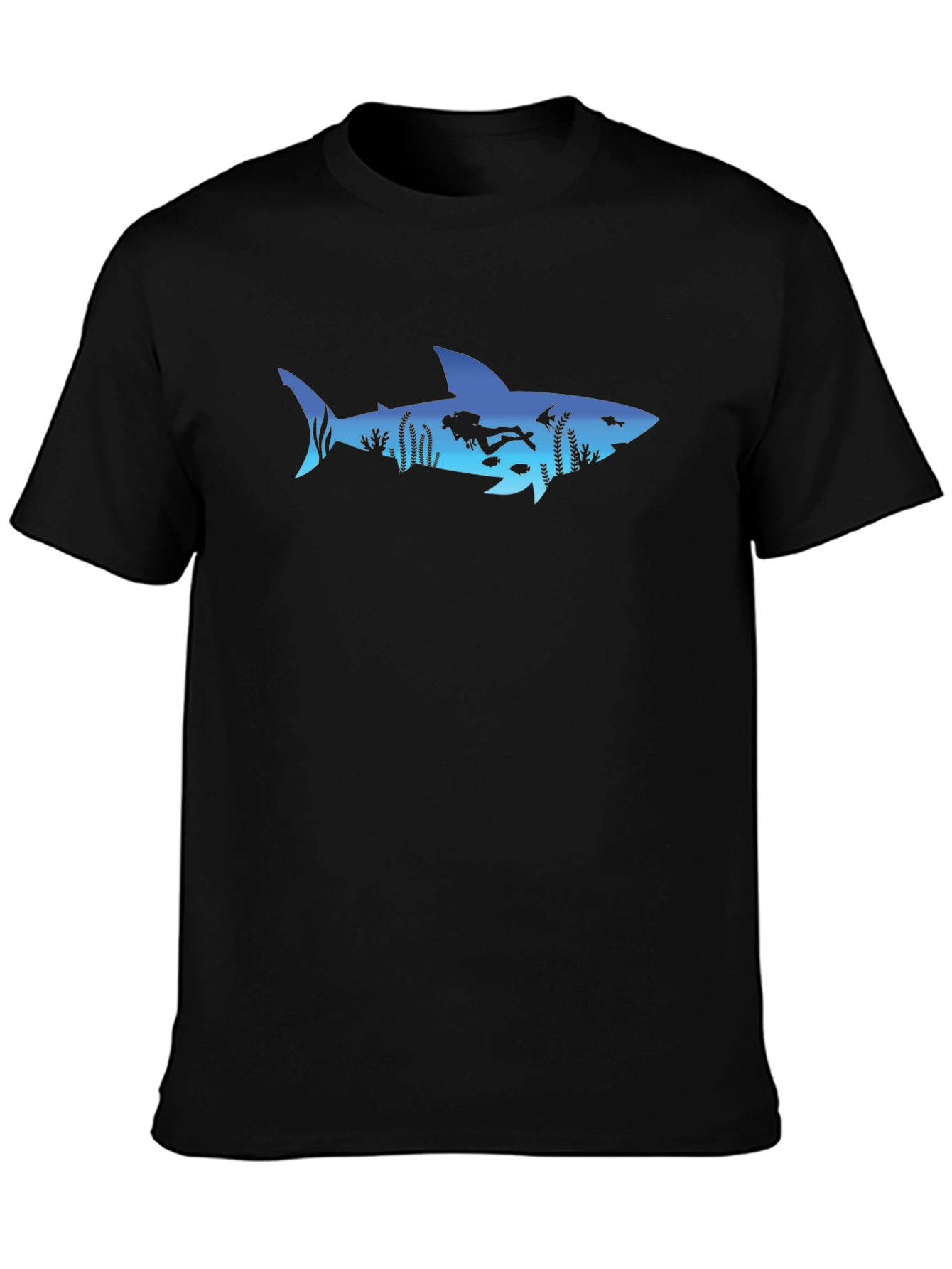 Shark Diver Graphic Tee