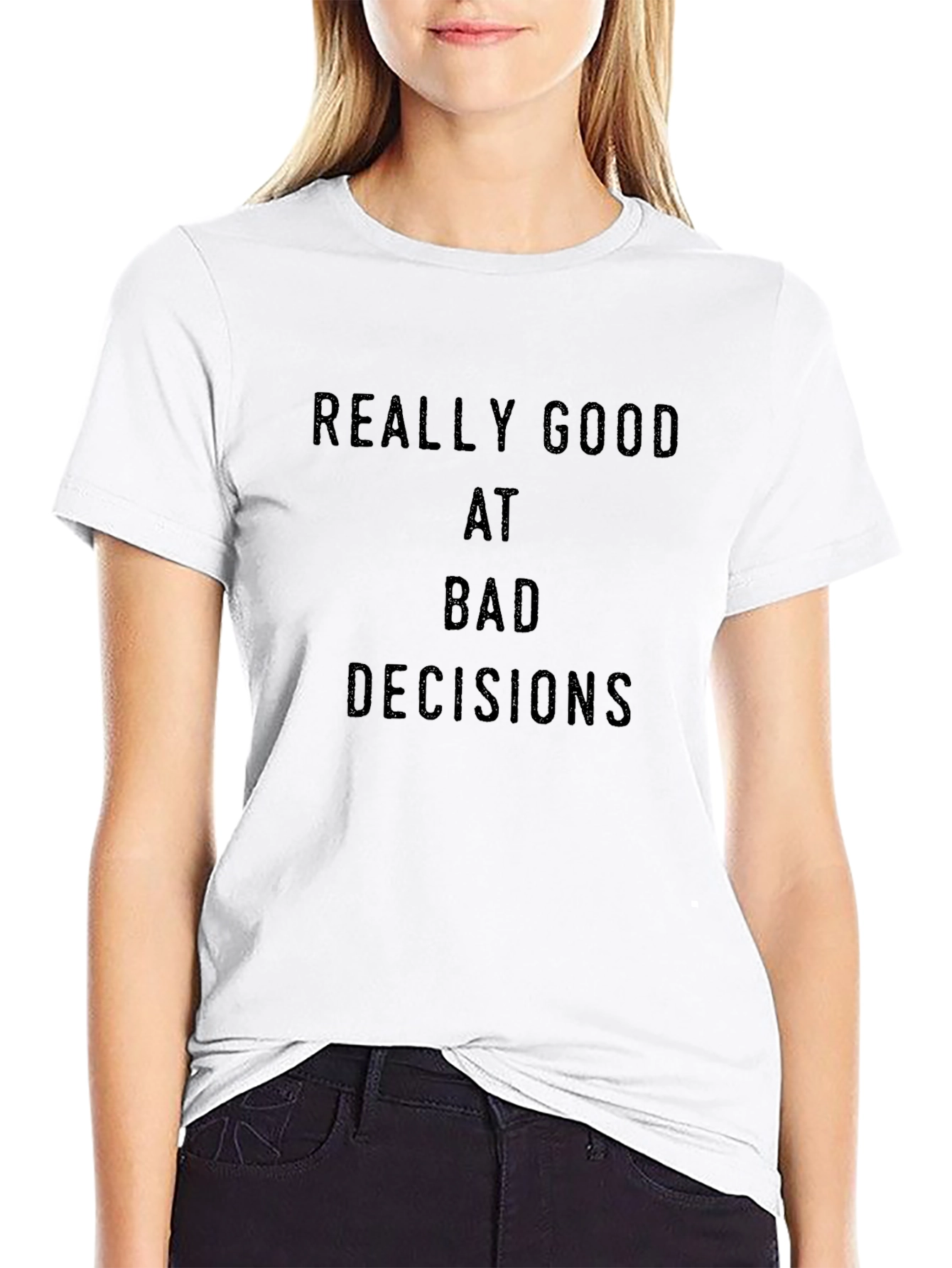 Funny Bad Decisions T-Shirt - Black Tee