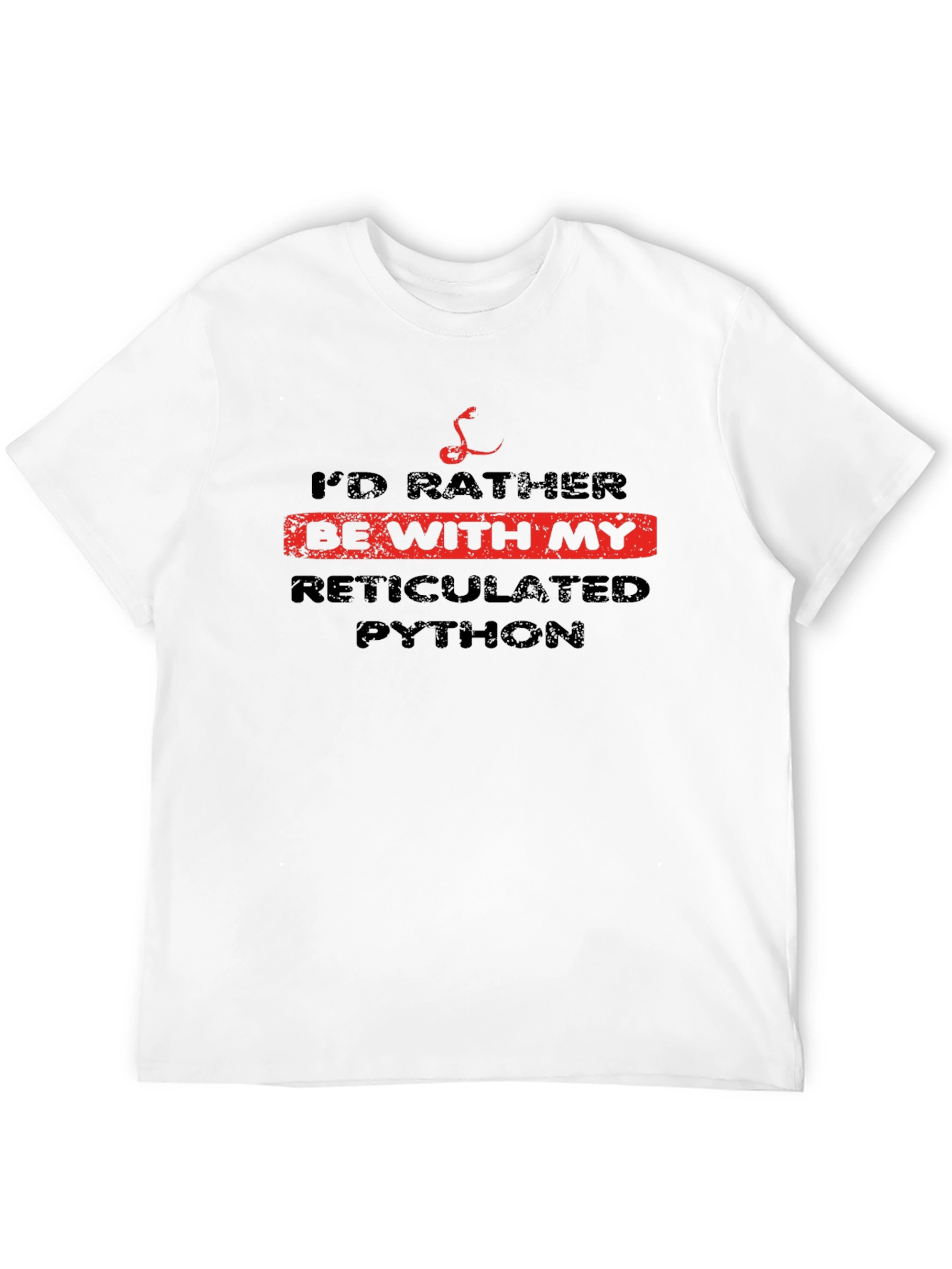 Reticulated Python T-Shirt - Snake Lover Tee