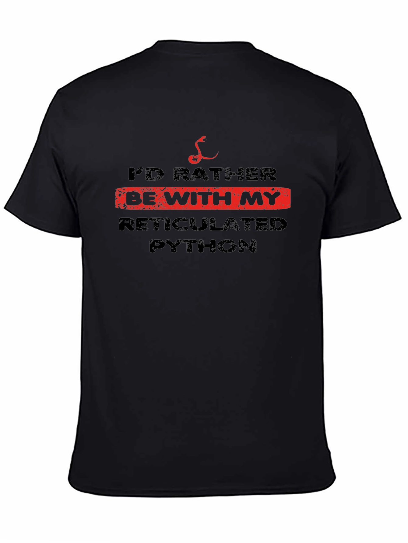 Reticulated Python T-Shirt - Snake Lover Tee