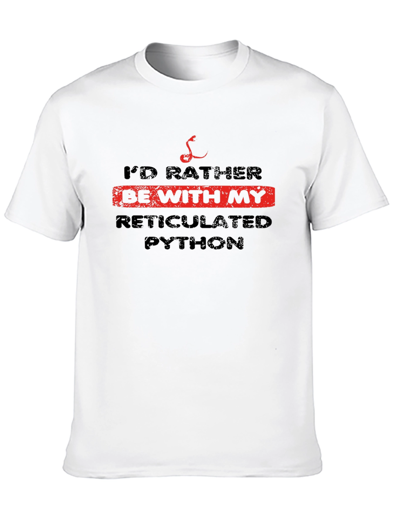 Reticulated Python T-Shirt - Snake Lover Tee