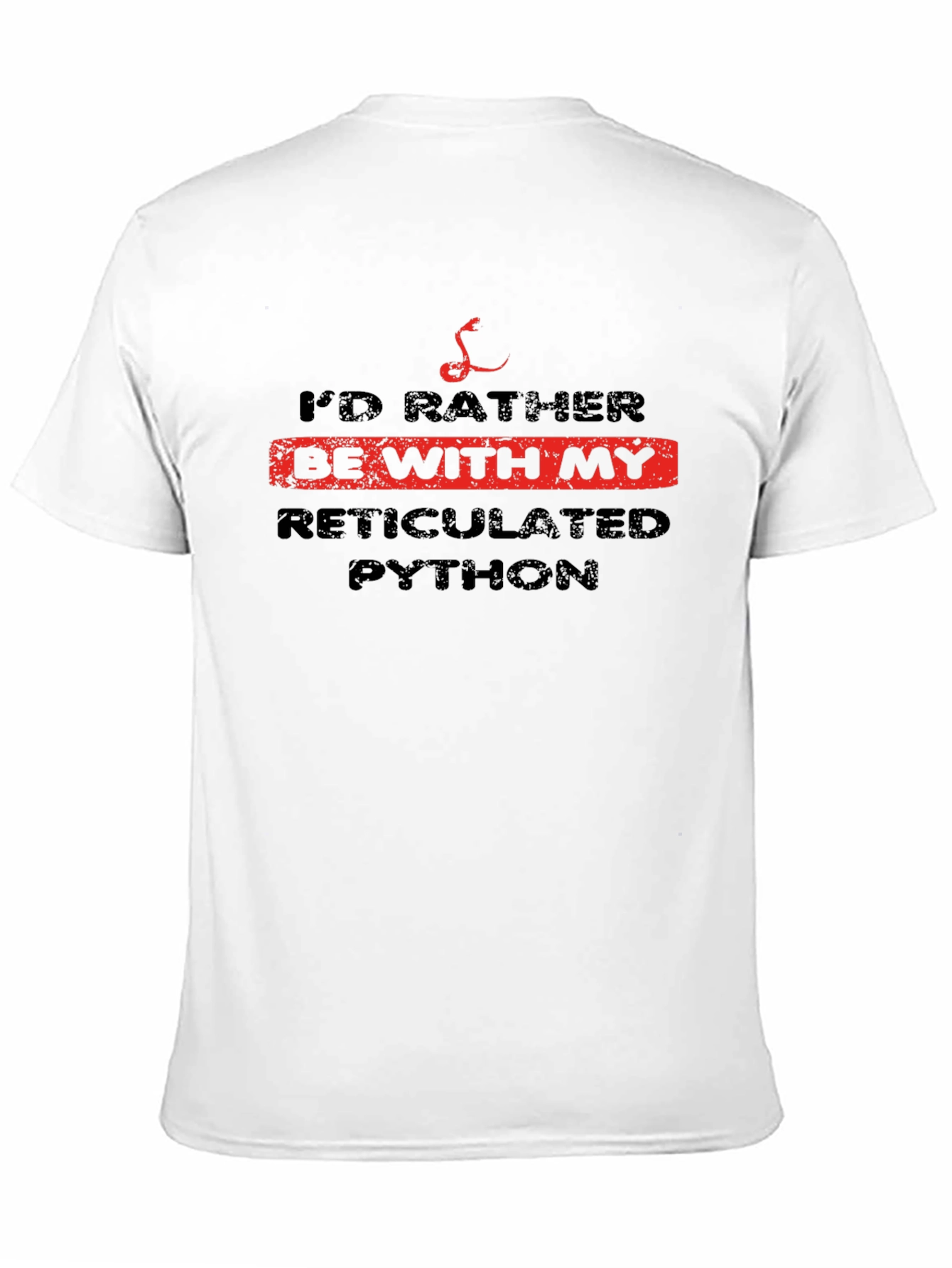 Reticulated Python T-Shirt - Snake Lover Tee
