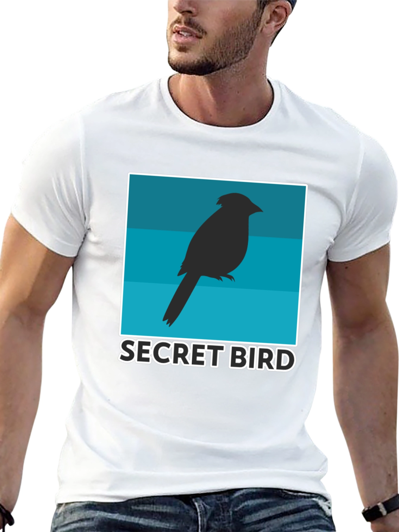 Secret Bird Graphic Tee - Unique Design