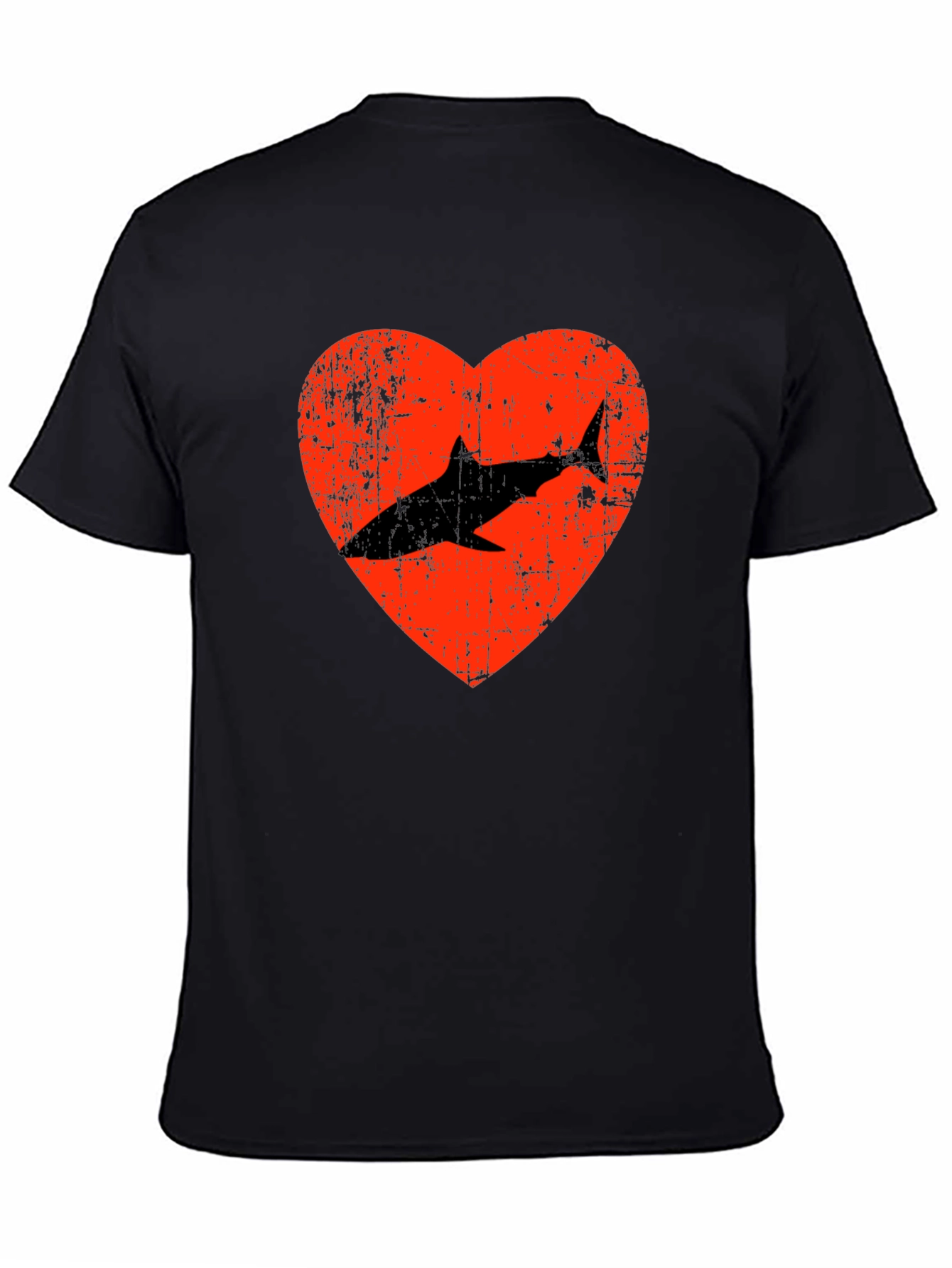 Shark Heart Graphic Tee - Love Sharks T-Shirt