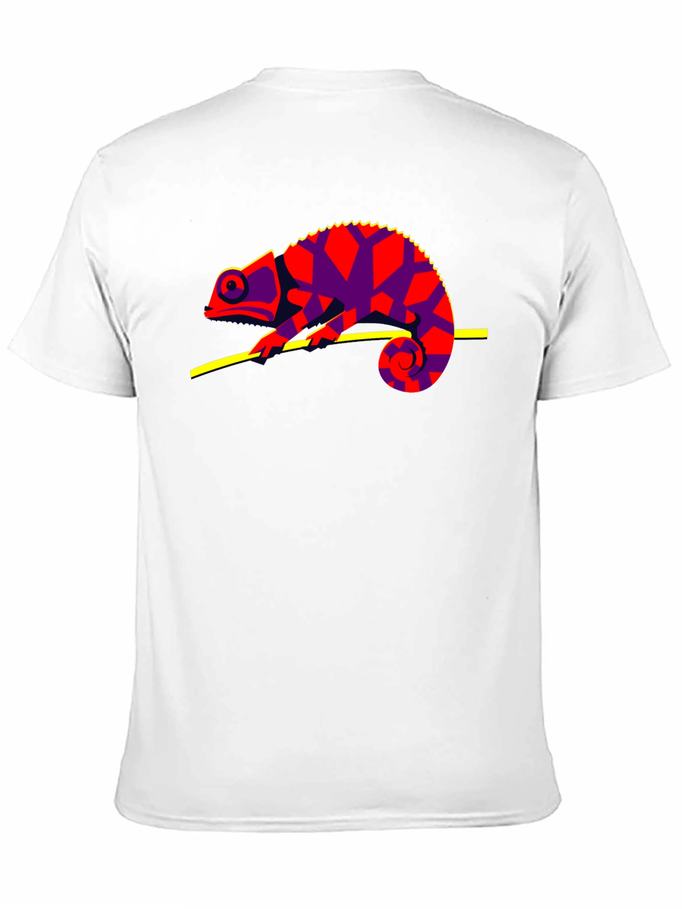 Chameleon Graphic T-Shirt - Cool Lizard Design