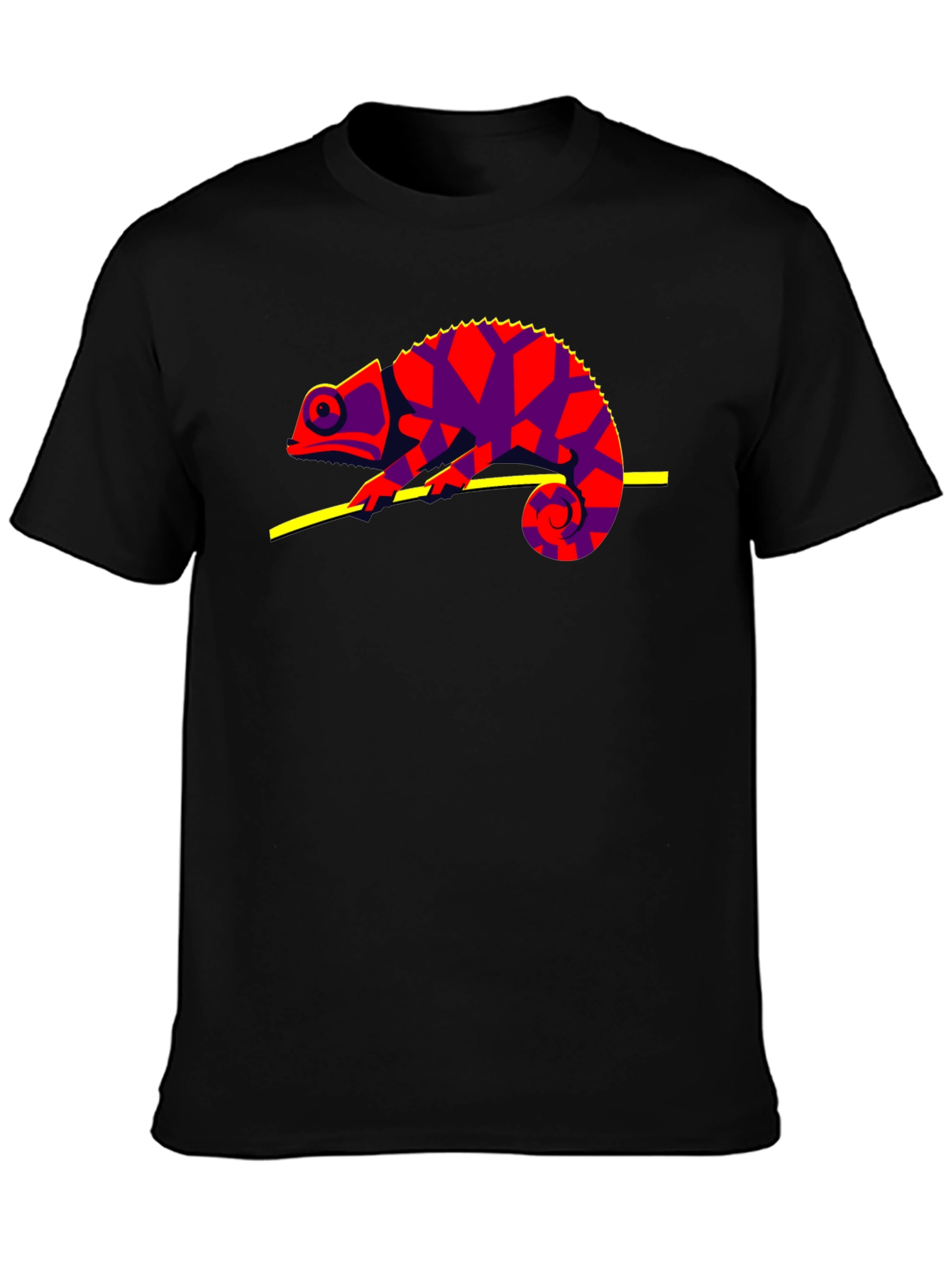 Chameleon Graphic T-Shirt - Cool Lizard Design