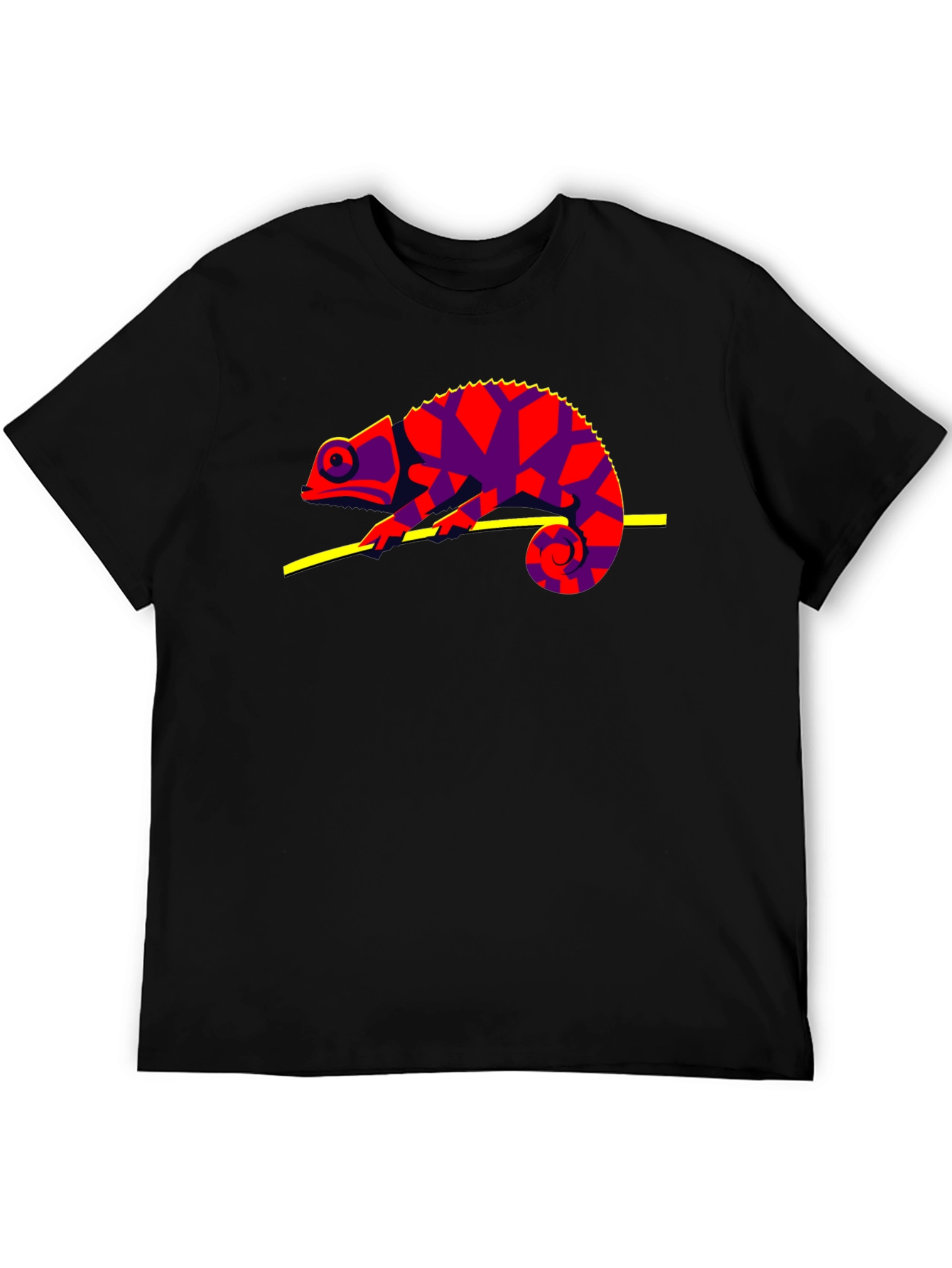 Chameleon Graphic T-Shirt - Cool Lizard Design