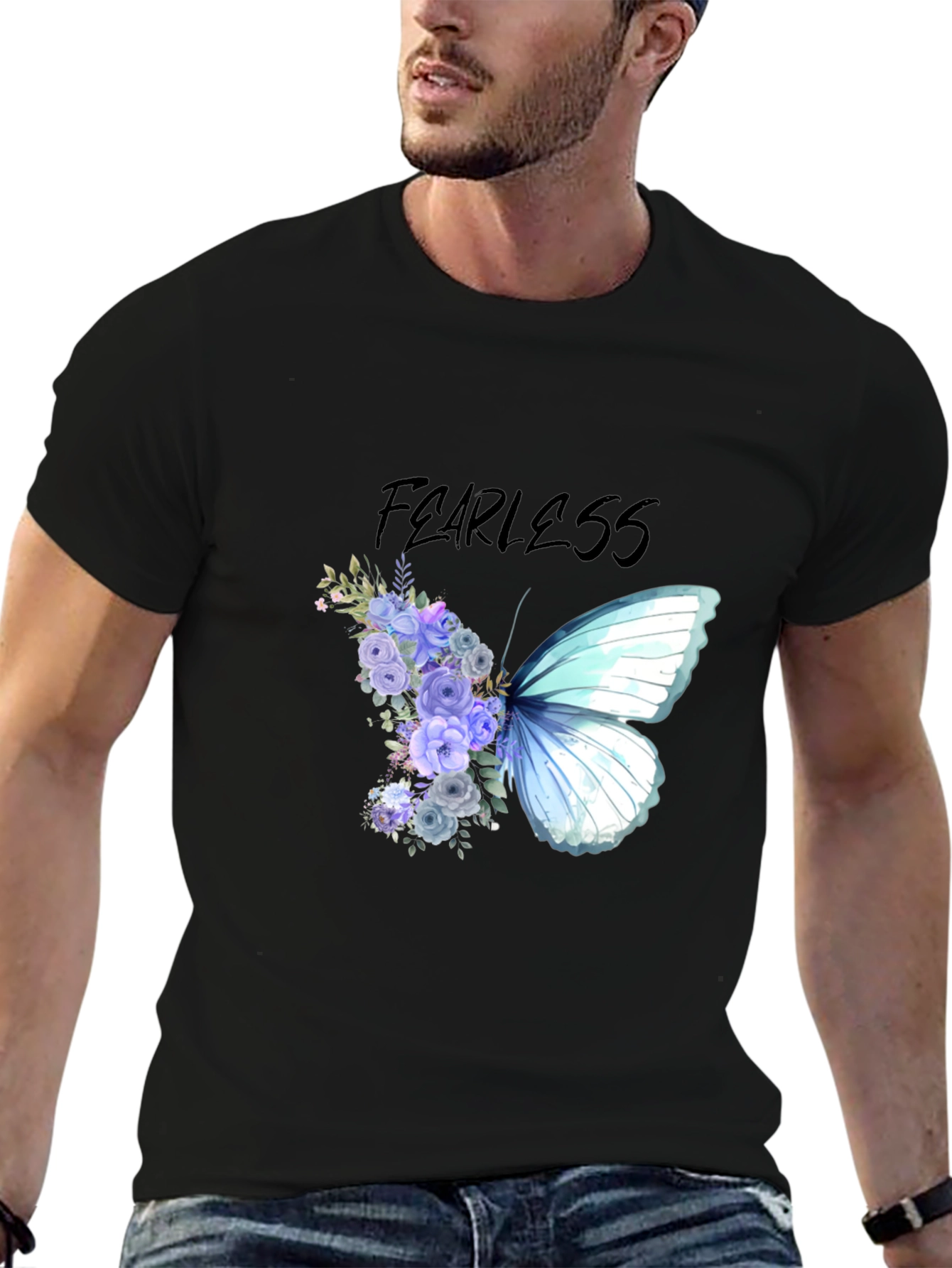 Fearless Butterfly Floral T-Shirt