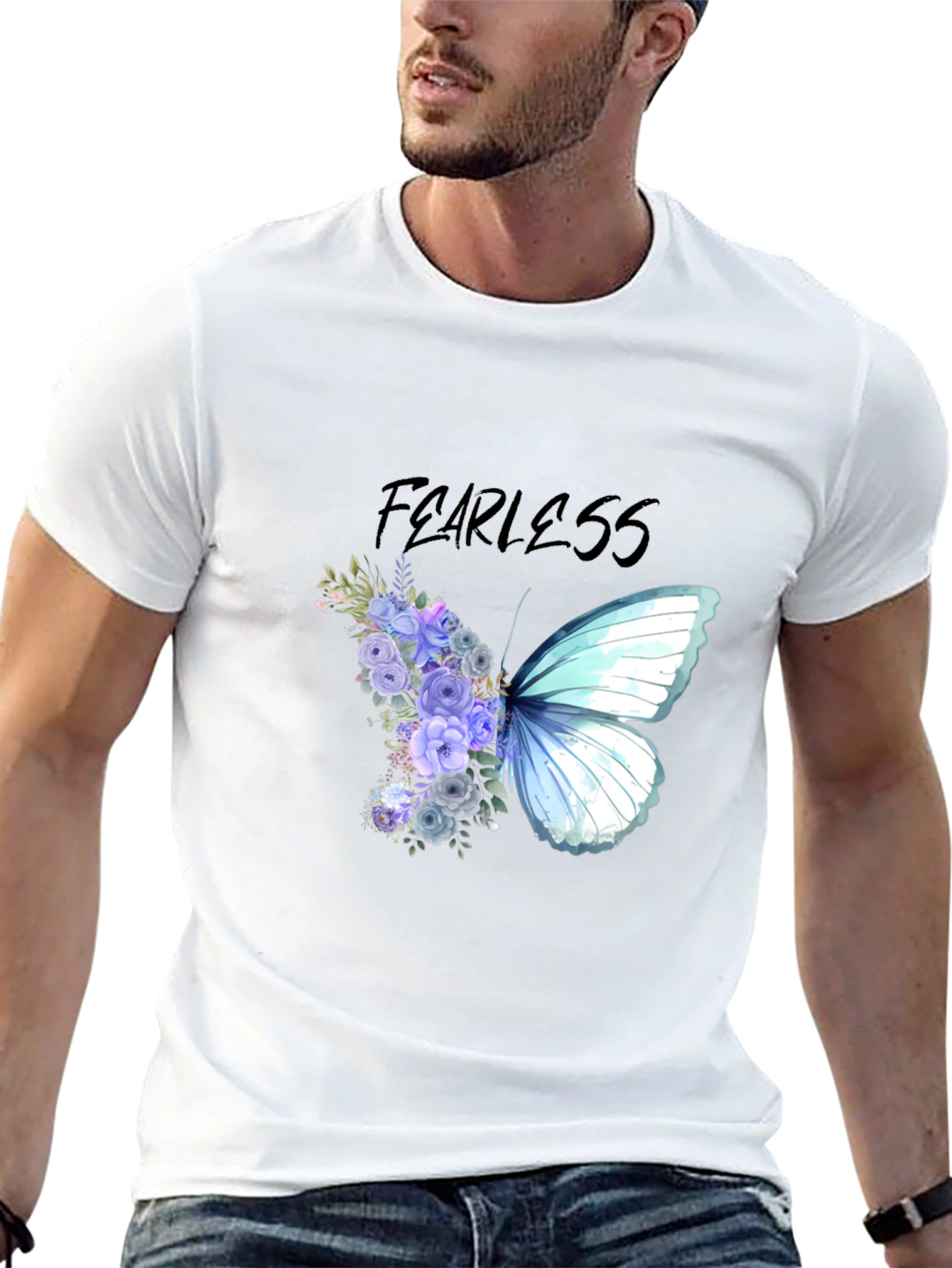 Fearless Butterfly Floral T-Shirt