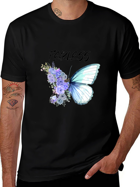 Fearless Butterfly Floral T-Shirt