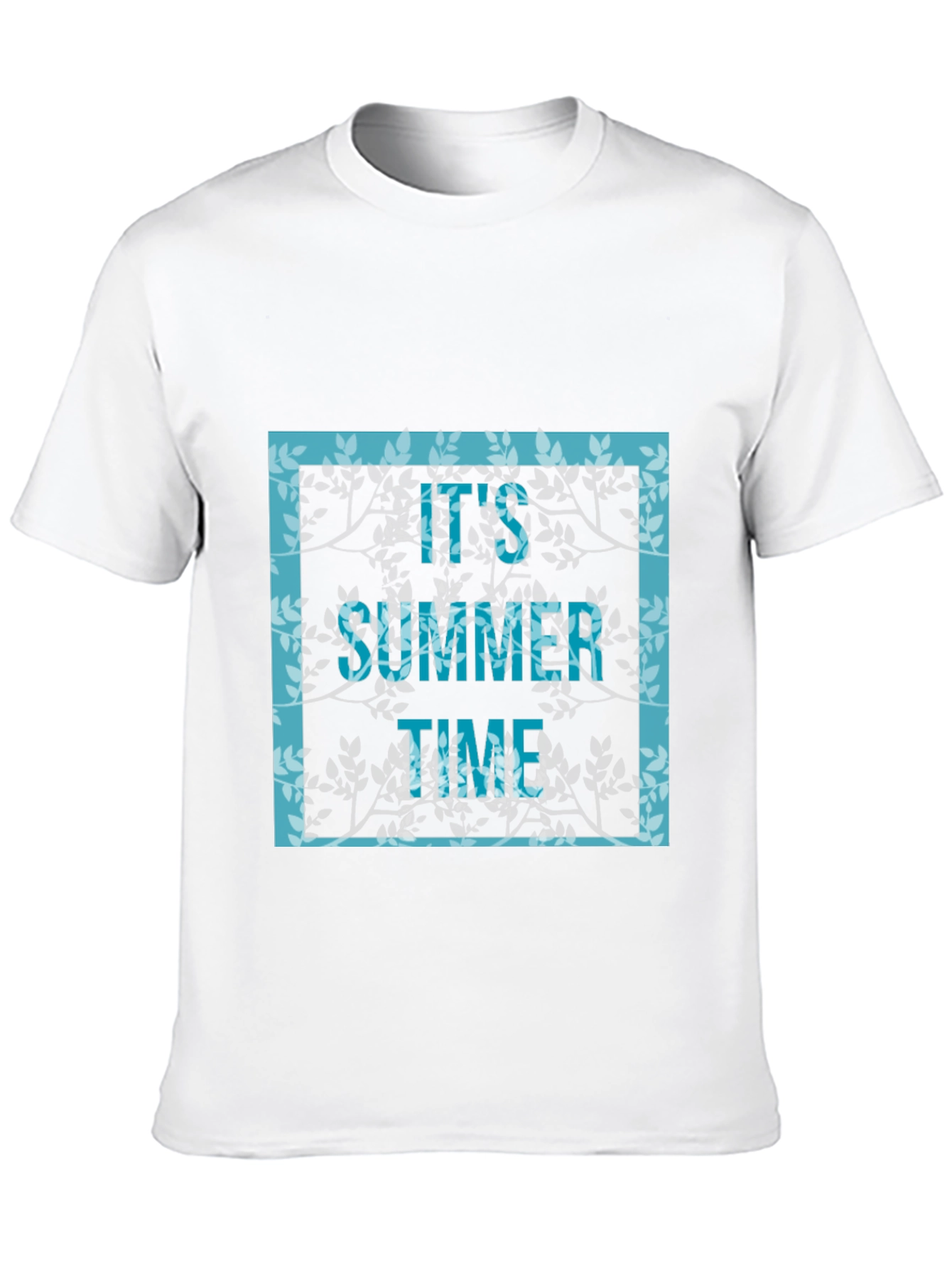 Its Summer Time Graphic Tee - Trendy Black T-Shirt